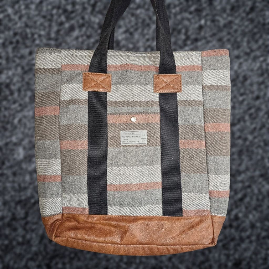 Vintage HEX Westmore MacBook Pro Tote Water Resistant Wool & Leather Design Shoulder Bag Size ONE SIZE - 1 Thumbnail