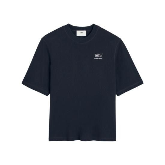 AMI AMI Men T-Shirts HTS048 JE0119 4011 BLUE Size US S / EU 44-46 / 1 - 1 Thumbnail