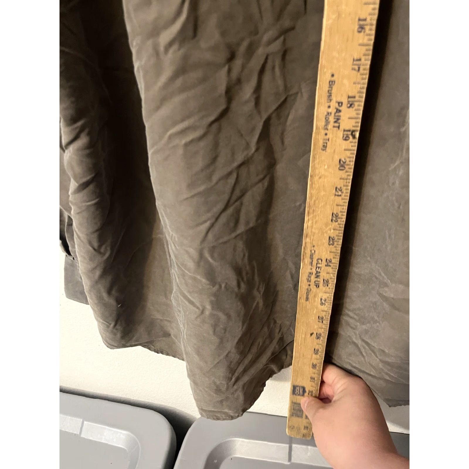 Geoffrey Beene Geoffrey Beene Dress Shirt Men Brown Solid 16.5 32/33 Button-Down Collar Long Sleeve Wrinkle Resistant Easy Care Casual Shirt Mens Size 46R - 4 Thumbnail