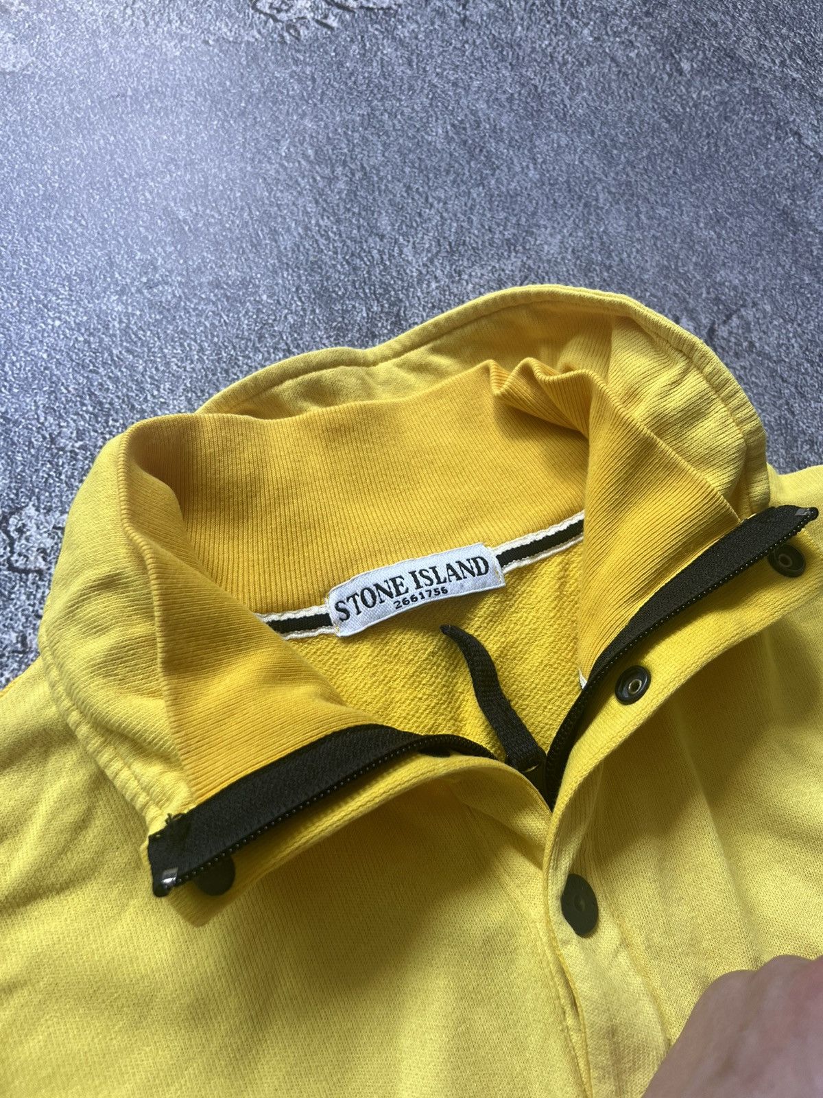 Stone Island Vintage Stone Island 1/4 zip sweatshirt (L) Size US L / EU 52-54 / 3 - 6 Thumbnail