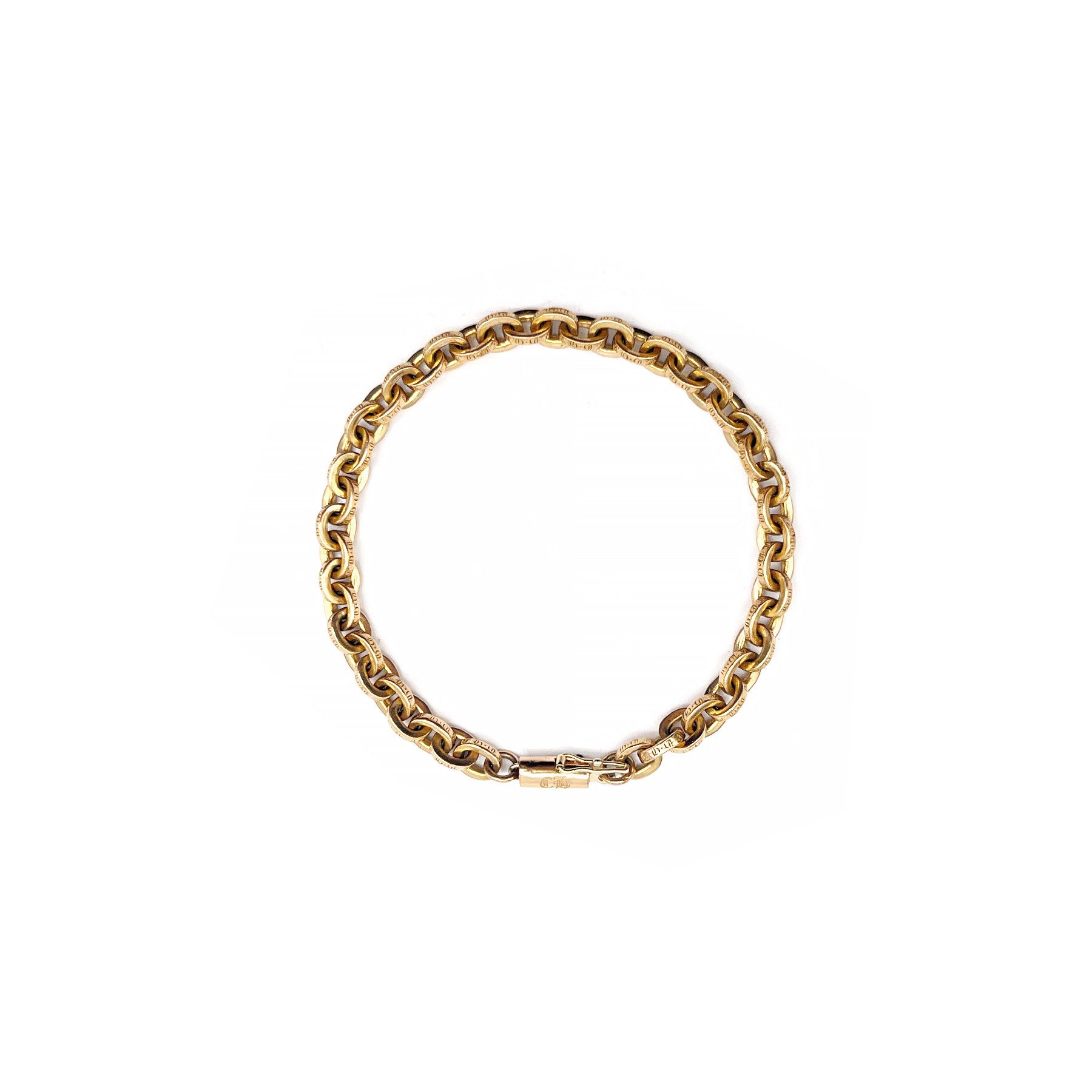 Chrome Hearts Chrome Hearts 22K Gold Paperchain Bracelet Size ONE SIZE - 1 Thumbnail