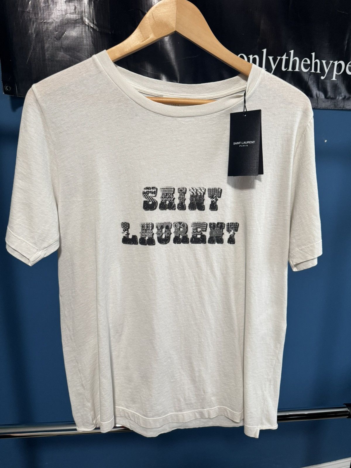 Saint Laurent Paris Saint Laurent tee Size US M / EU 48-50 / 2 - 1 Thumbnail