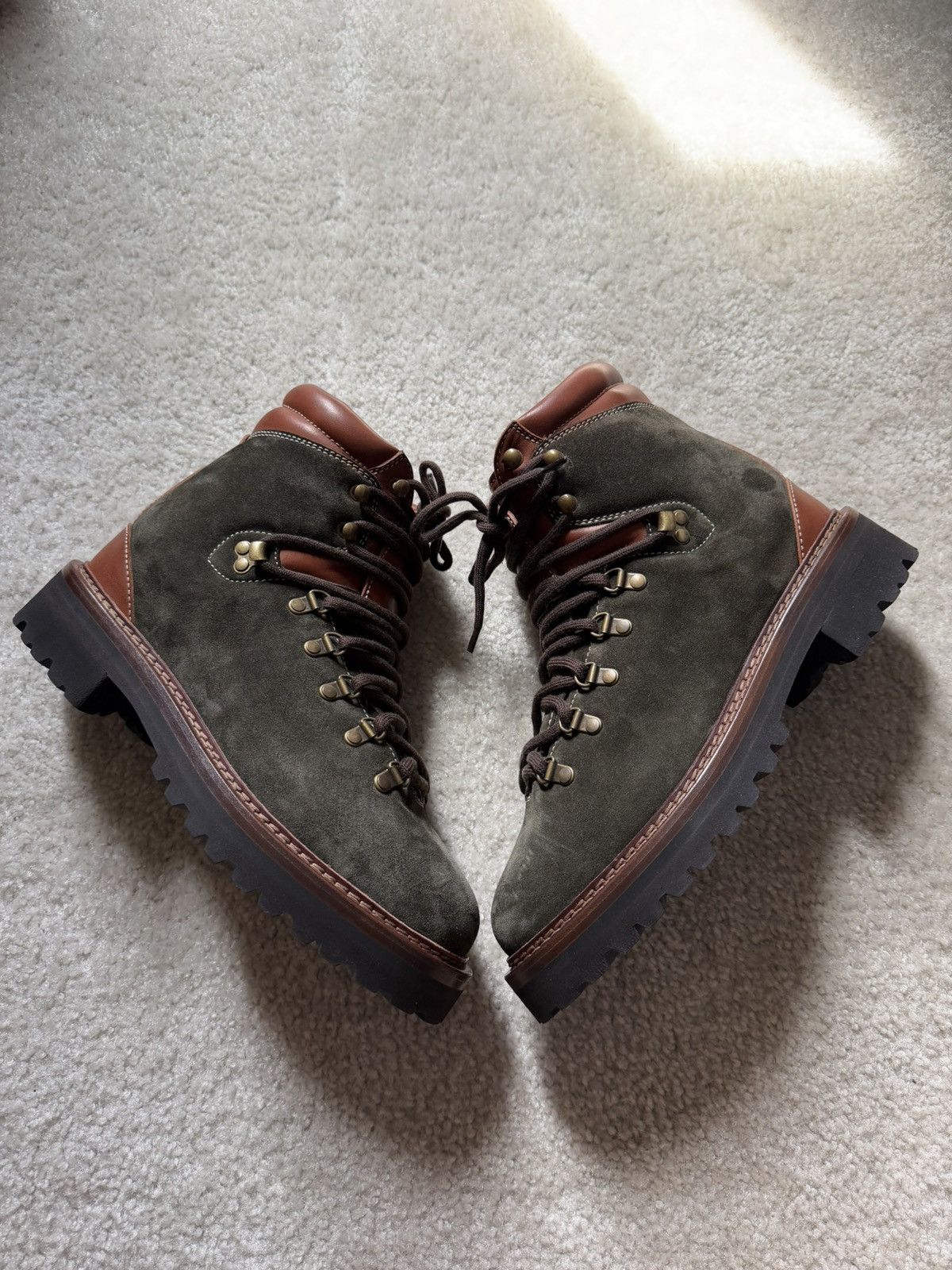 Ralph Lauren Purple Label Ralph lauren purple label Cortina Suede Hiking-Style Boots Size US 8.5 / EU 41-42 - 2 Thumbnail