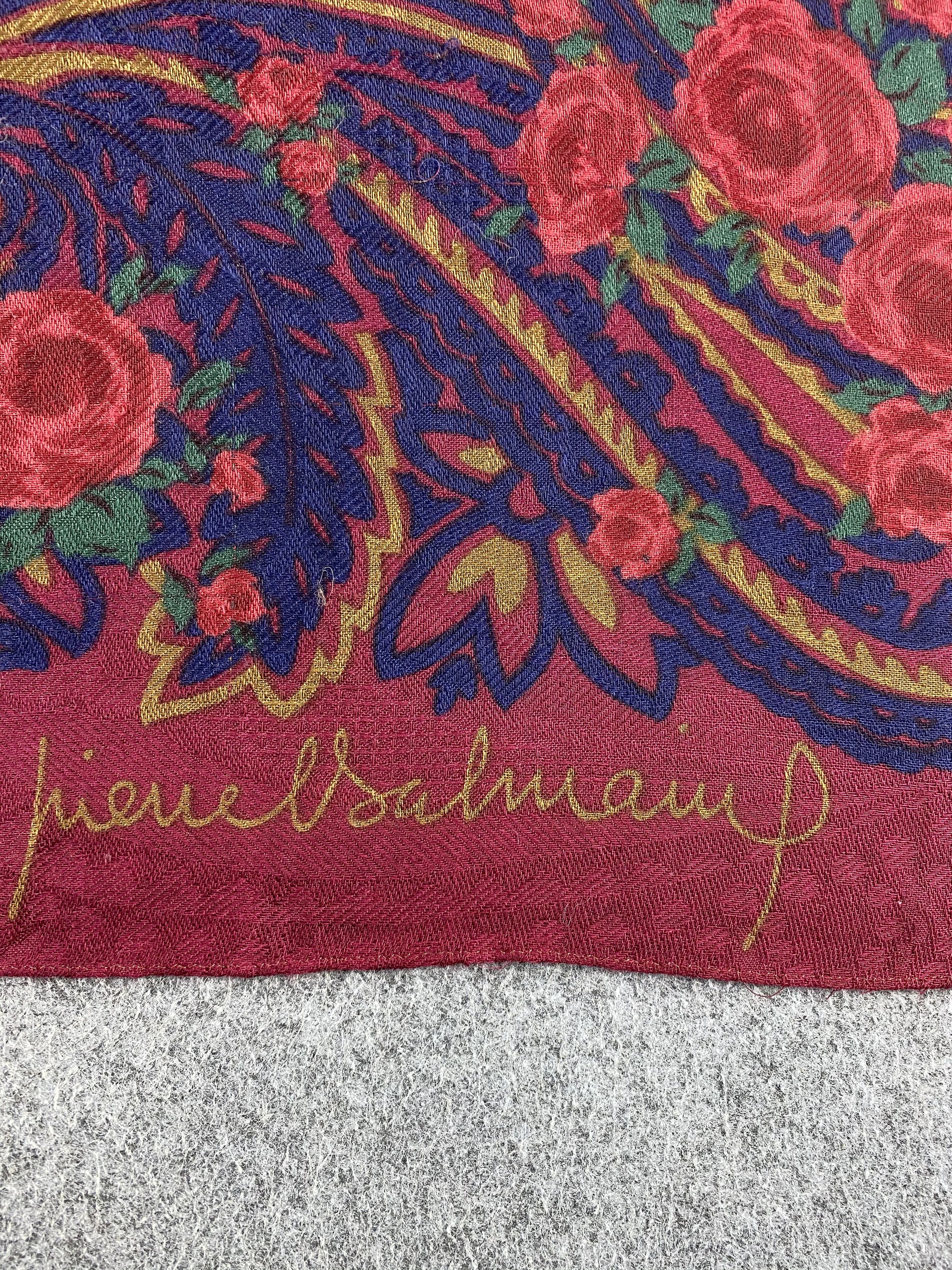 Pierre Balmain × Vintage Pierre Balmain Wool Scarf / Neckwear / Muffler Size ONE SIZE - 4 Thumbnail