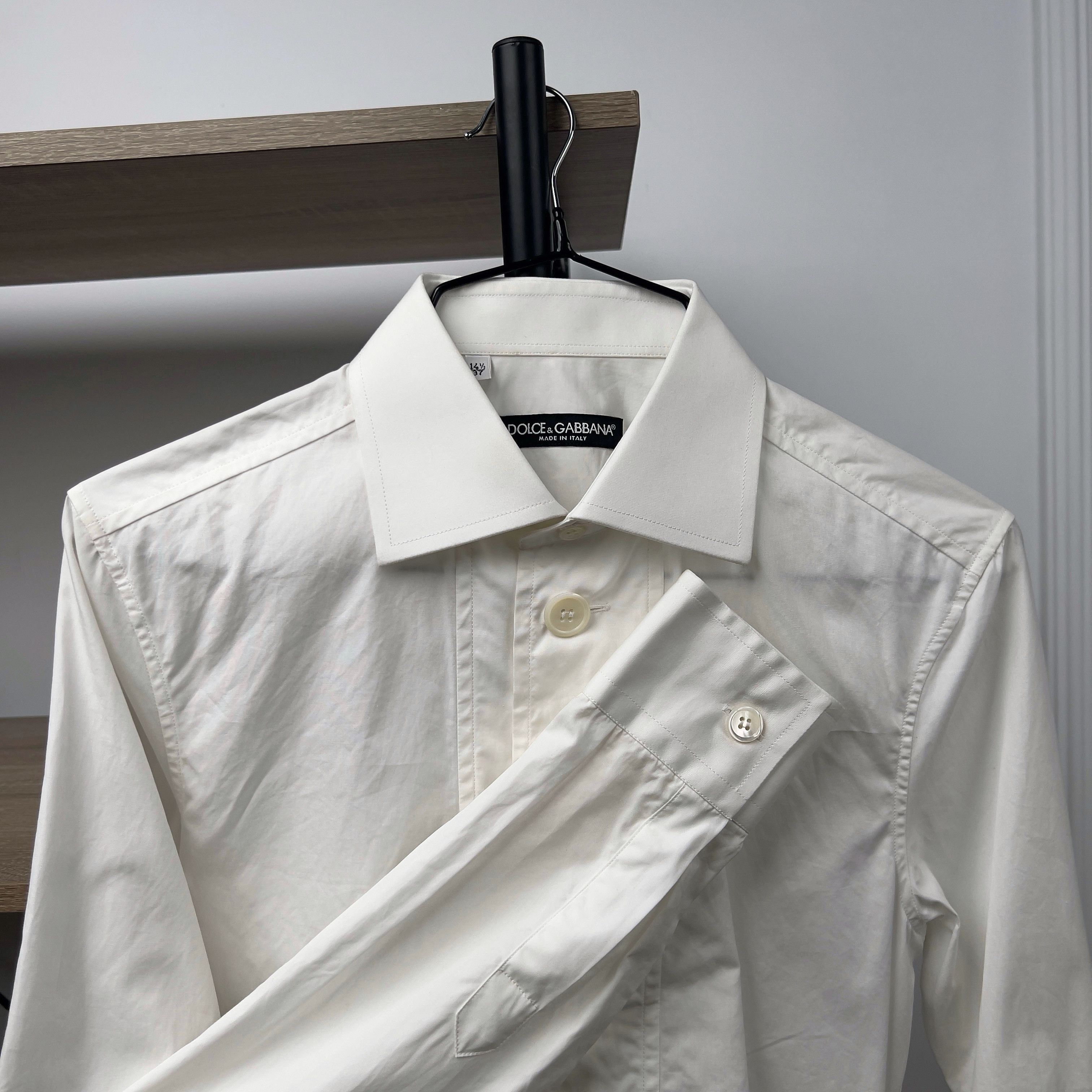 Dolce & Gabbana Dolce&Gabbana Mens Shirt Button Up Long Sleeve Cotton Size US S / EU 44-46 / 1 - 4 Thumbnail