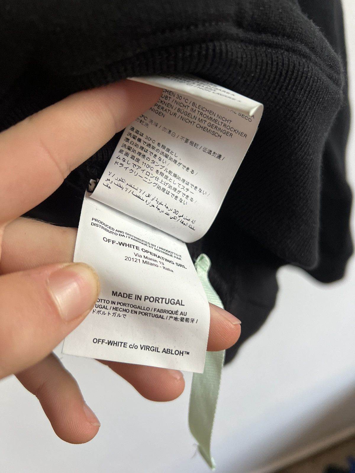 Off white X DSM “Watch Your Back” Hoodie
