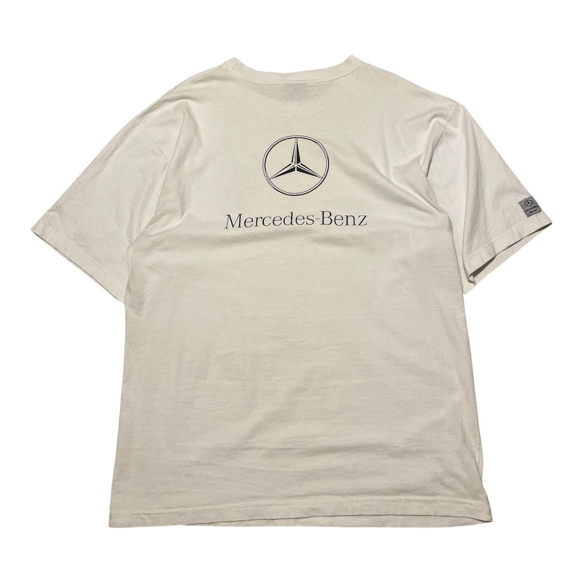 Mercedes-Benz Vintage Mercedes-Benz double sided T-shirt Size US XL / EU 56 / 4 - 1 Thumbnail