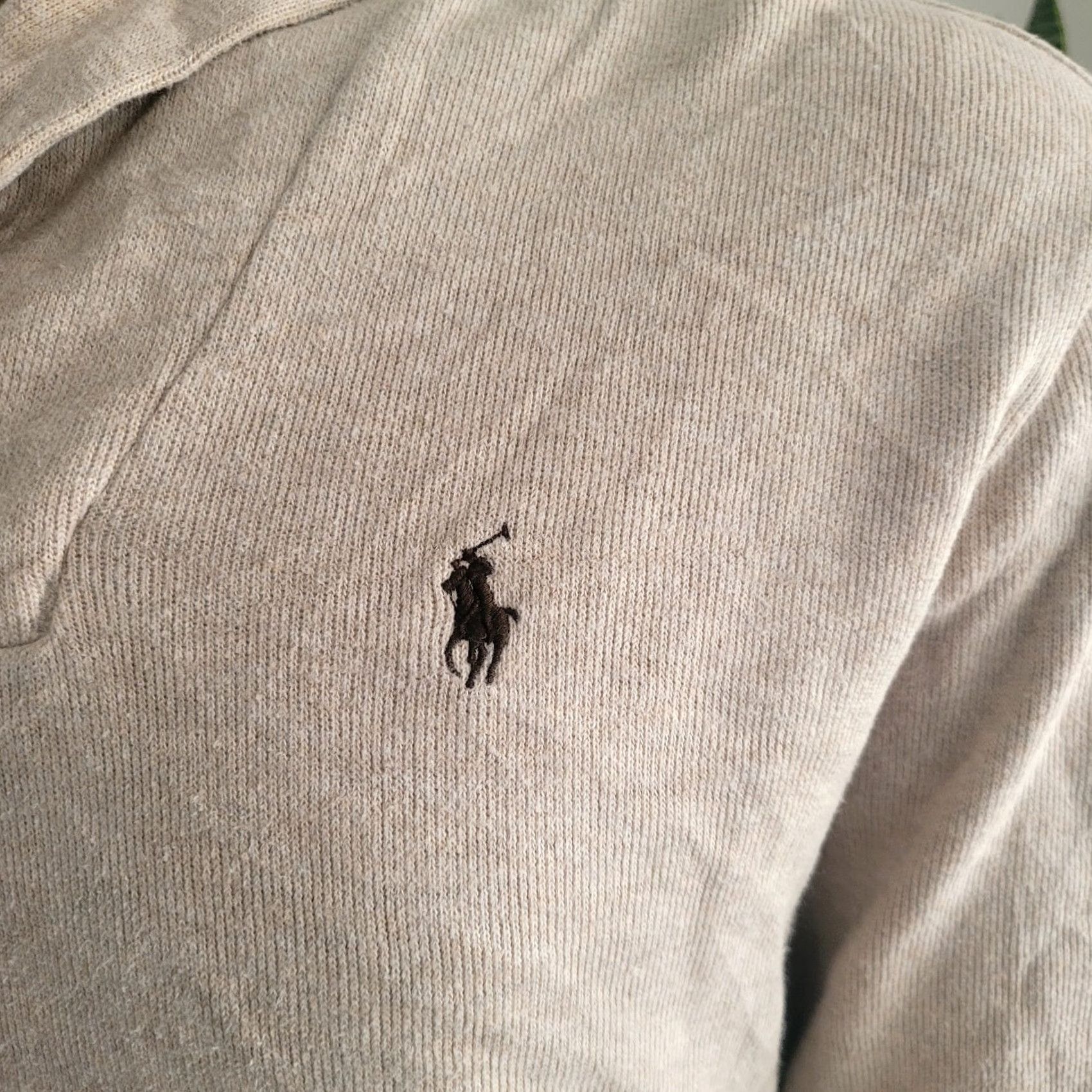 Polo Ralph Lauren Polo Ralph Lauren Beige Shawl Collar Sweatshirt – L Jumper Men Beige Shawl Collar Pullover Vintage Polo Ralph Lauren Mens Size US L / EU 52-54 / 3 - 6 Thumbnail