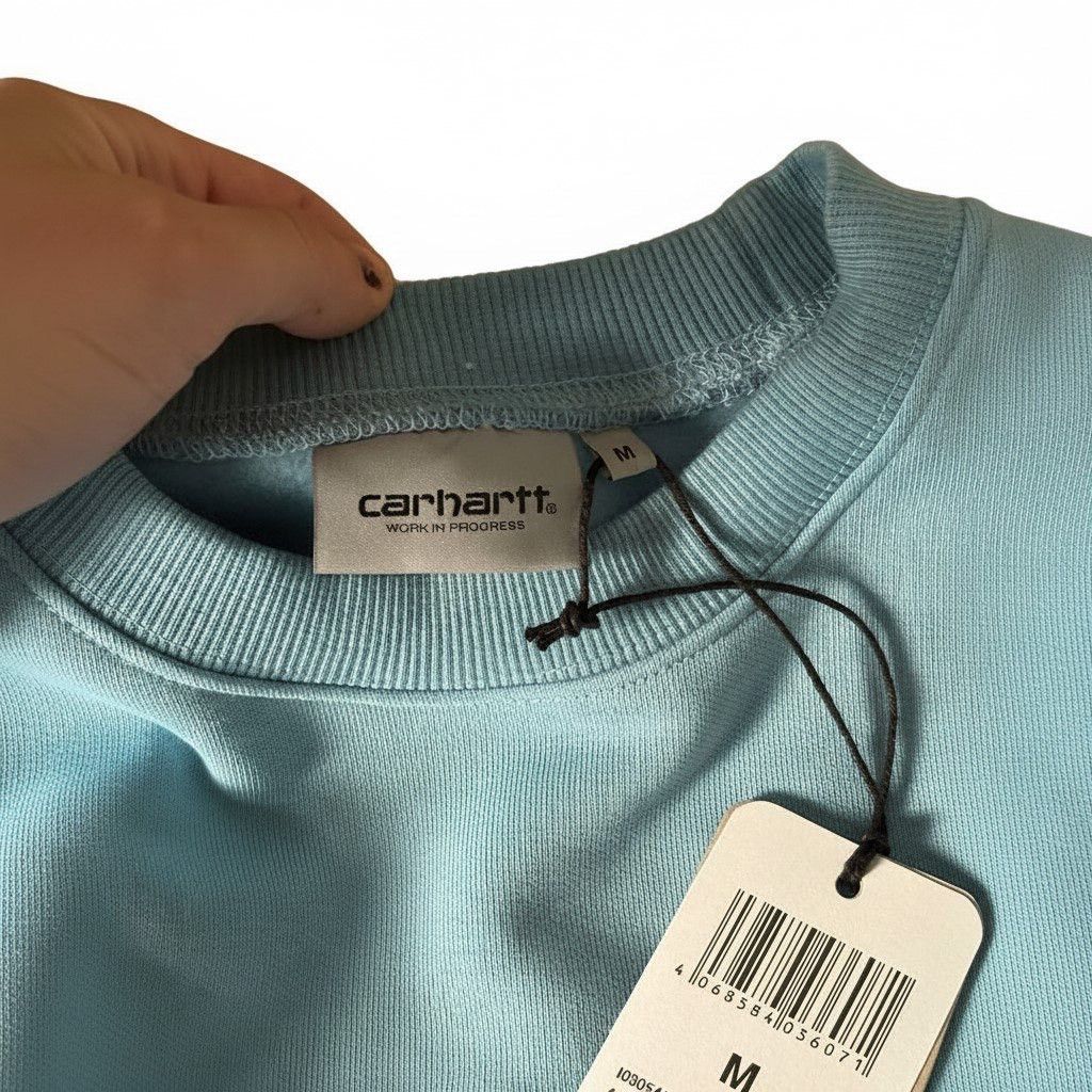 Carhartt 00s Carhartt Vintage Oversized Big Logo Retro Y2K Sweatshirt Size US M / EU 48-50 / 2 - 5 Thumbnail