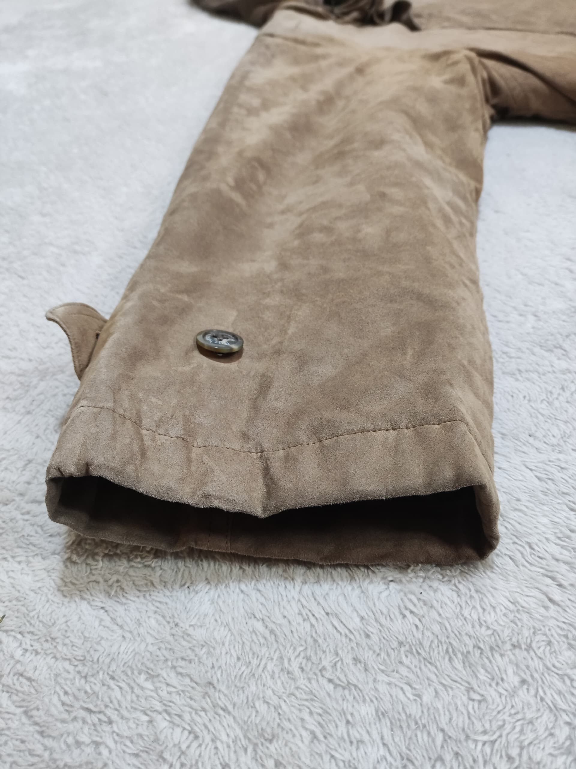 Burberry × Gosha Rubchinskiy Vintage 90s Burberrys Hooded Jacket Quilted Tan Japan Label Size US XL / EU 56 / 4 - 12 Thumbnail
