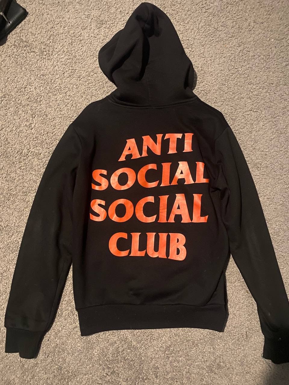 Anti Social Social Club × Undefeated ASSC x Undefeated Paranoid Black Hoodie Size US M / EU 48-50 / 2 - 1 Thumbnail