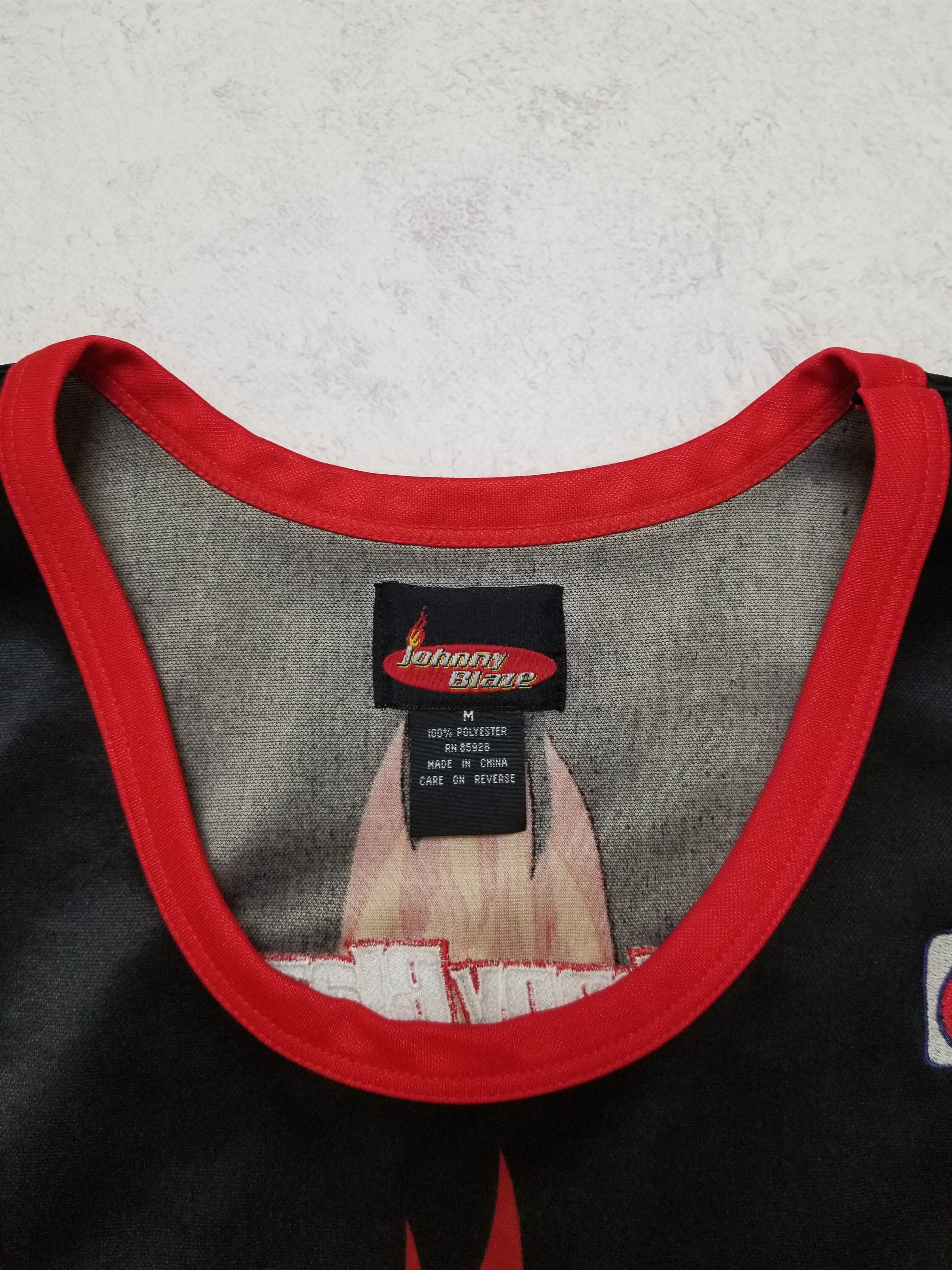 Other Johnny Blaze Embroidered Basketball Logo Method Man Jersey Size US M / EU 48-50 / 2 - 16 Thumbnail