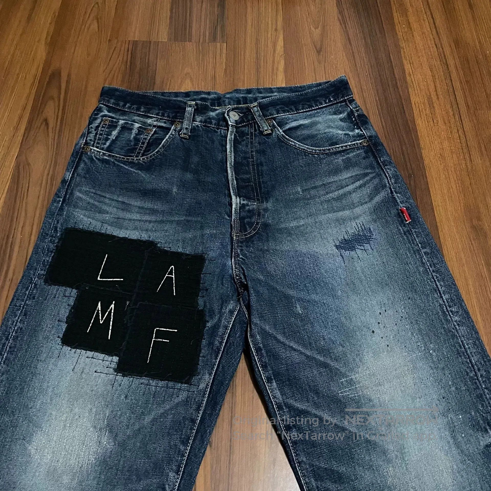Wtaps WTAPS 09SS T3 LAMF Spider Embroidery Jeans. Size US 40 / EU 56 - 3 Thumbnail