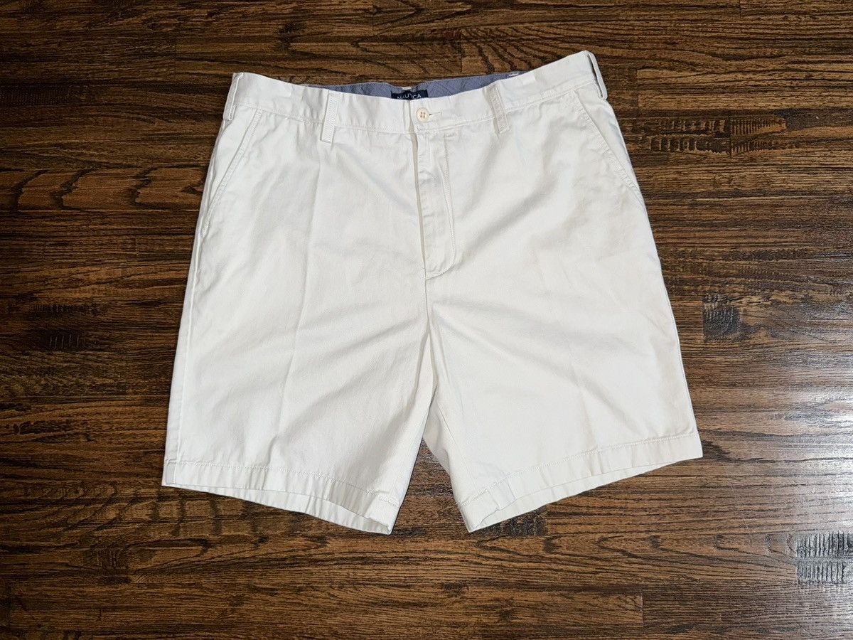 Nautica Nautica Cotton Deck Shorts 9" Inseam Khaki Beige Size 36 Size US 36 / EU 52 - 2 Thumbnail