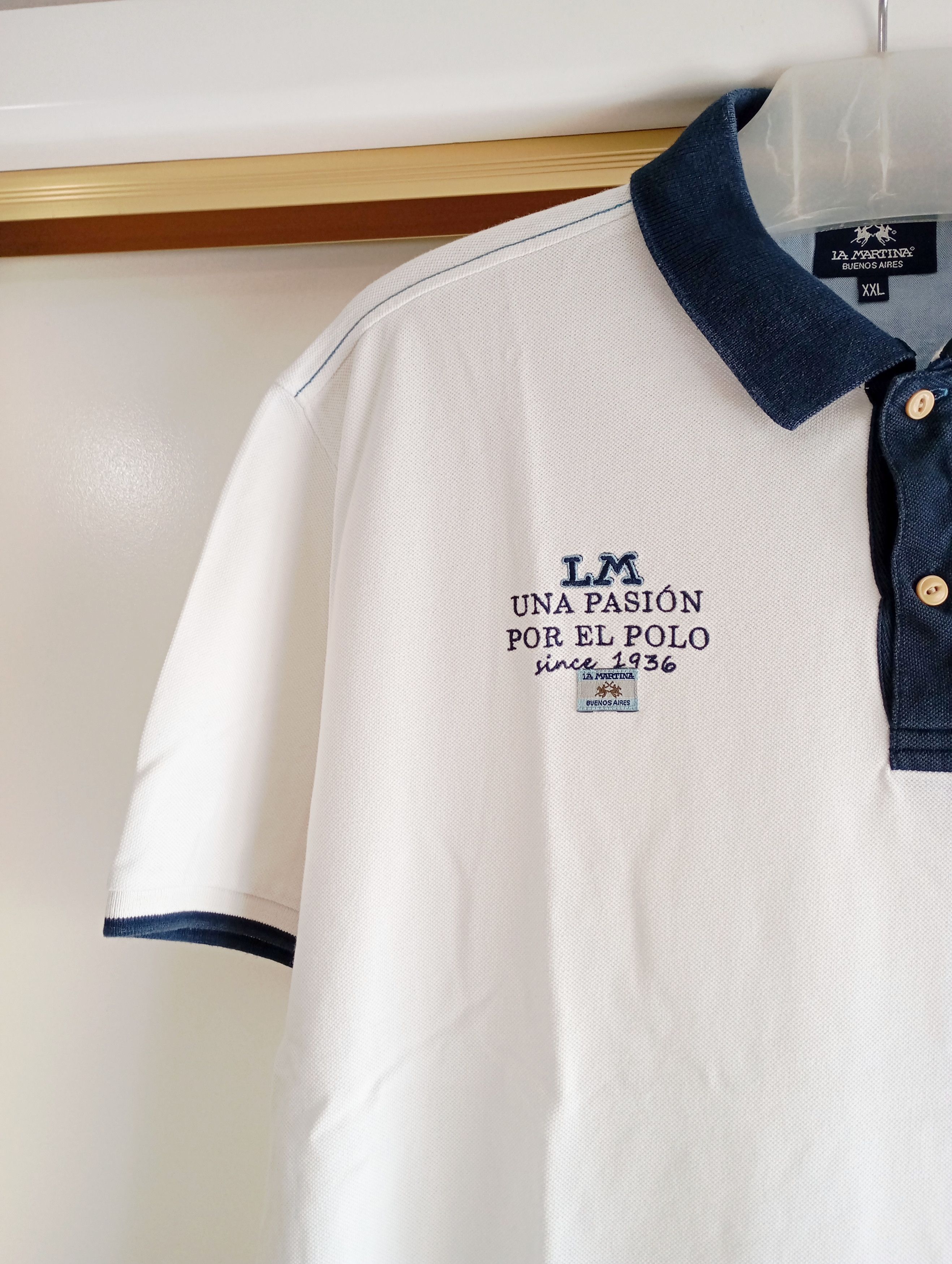 La Martina 🇦🇷 Vintage La Martina Argentina Polo T-Shirt Y2K Retro Size US XL / EU 56 / 4 - 5 Thumbnail
