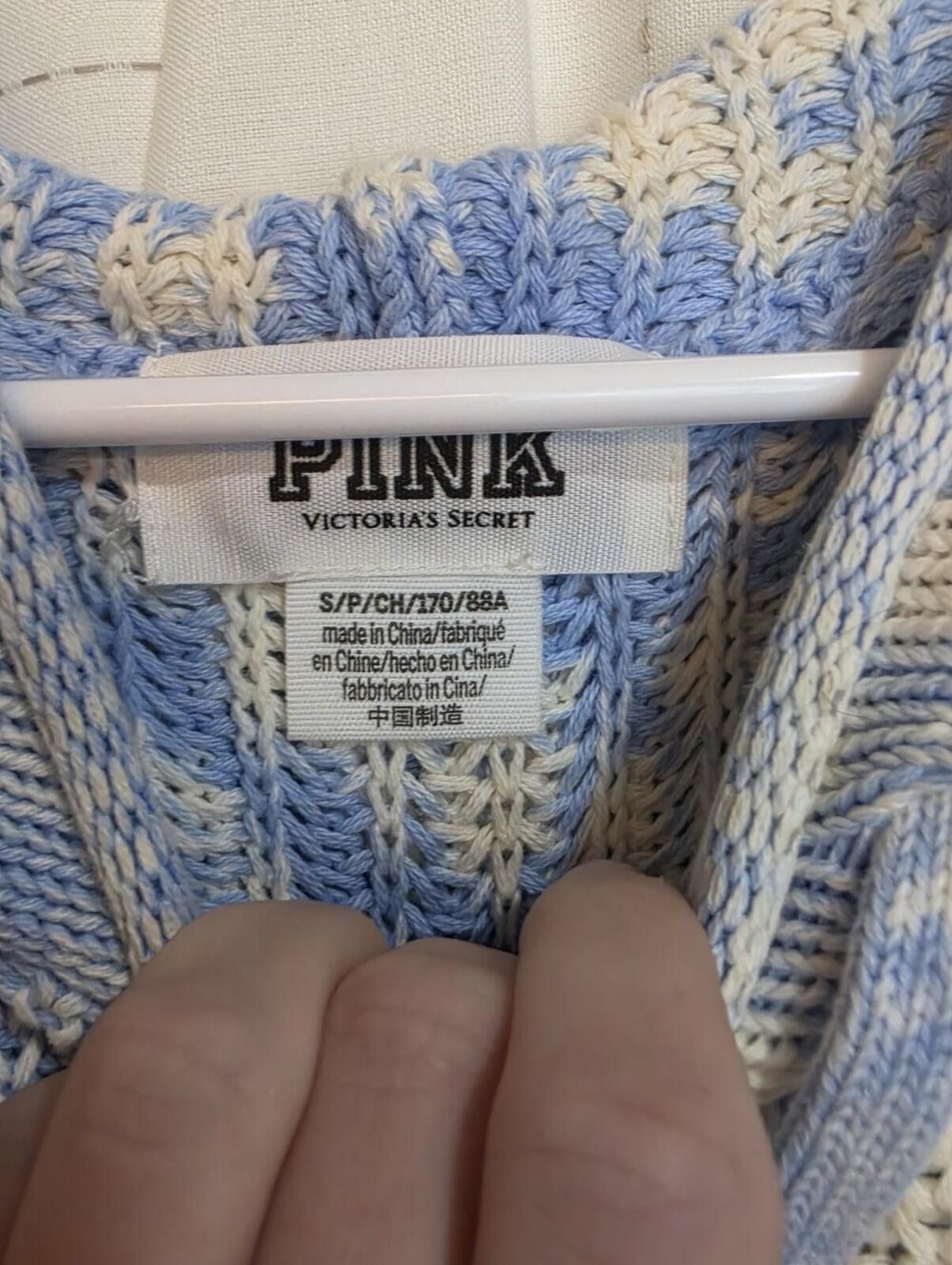 Pink PINK Hooded Sweater Size S / US 4 / IT 40 - 2 Thumbnail