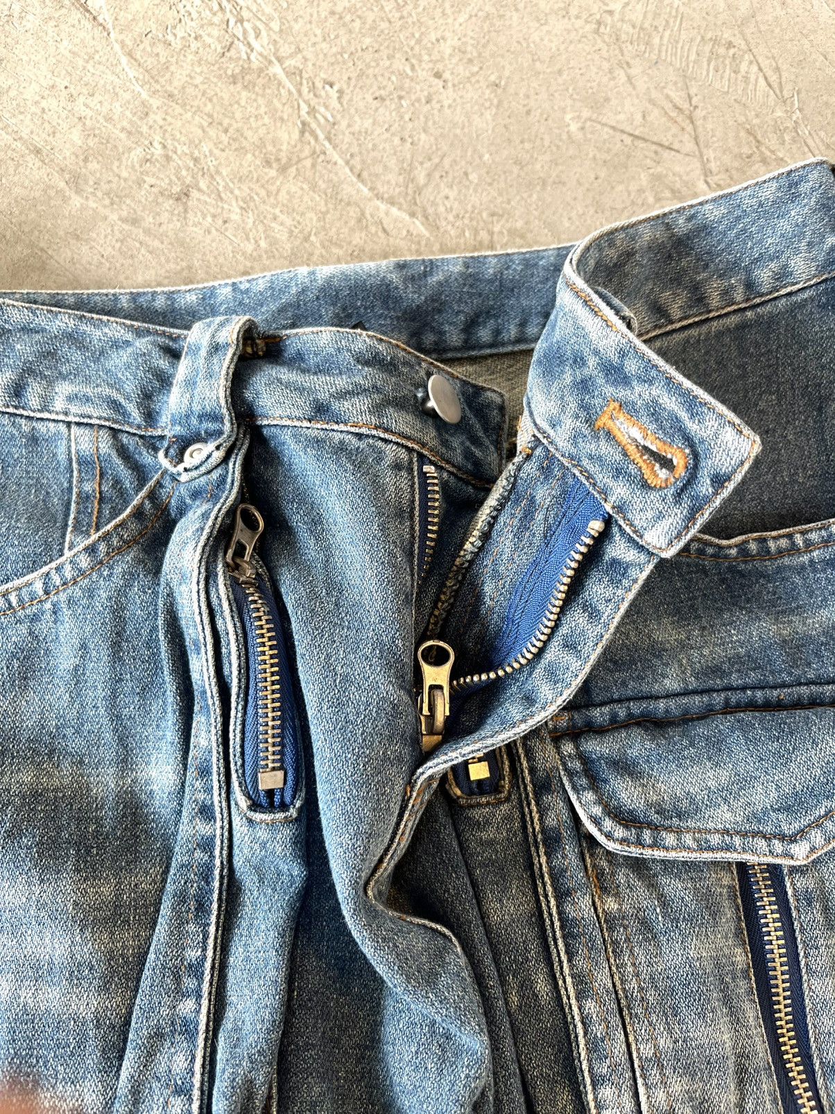 Japanese Brand LAV cargo flared leg jeans with style LGB,if six was nine Size US 32 / EU 48 - 3 Thumbnail