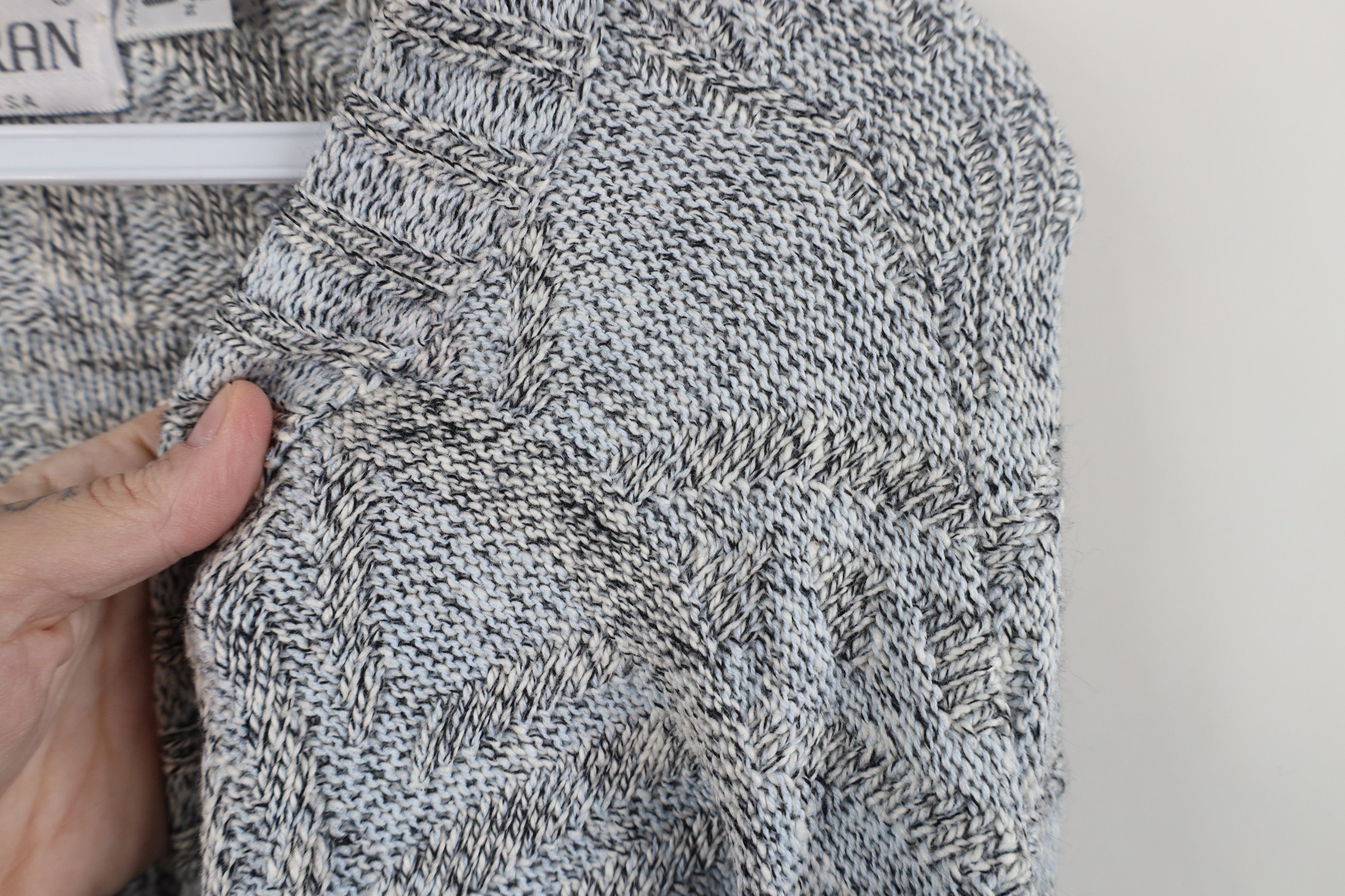 Vintage Vintage 90s Streetwear Geometric Knit Cardigan Sweater USA Size US L / EU 52-54 / 3 - 9 Thumbnail