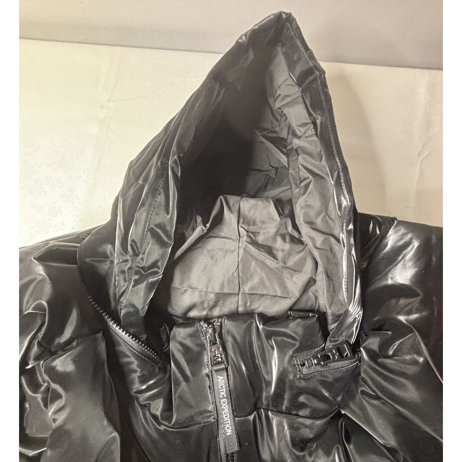 & Other Stories Arctic Expedition Liquid Shine Puffer Coat w/ Stand Collar Size XL / US 12-14 / IT 48-50 - 7 Thumbnail