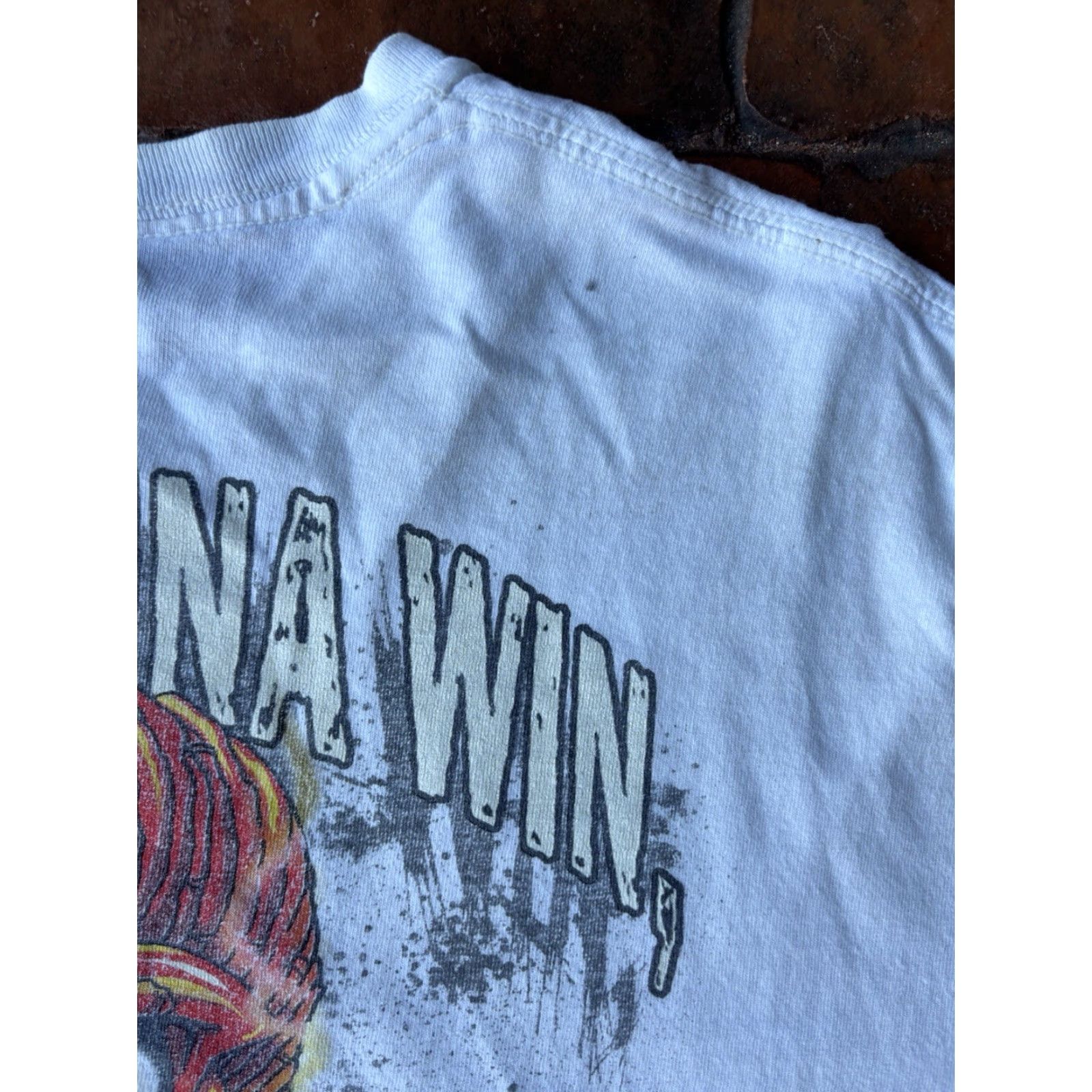 Vintage VINTAGE Pirana Z T-Shirt XL White Graphic Print Crew Neck Short Sleeve Grunge Racing Nuts & Bolts Men Size US XL / EU 56 / 4 - 4 Thumbnail