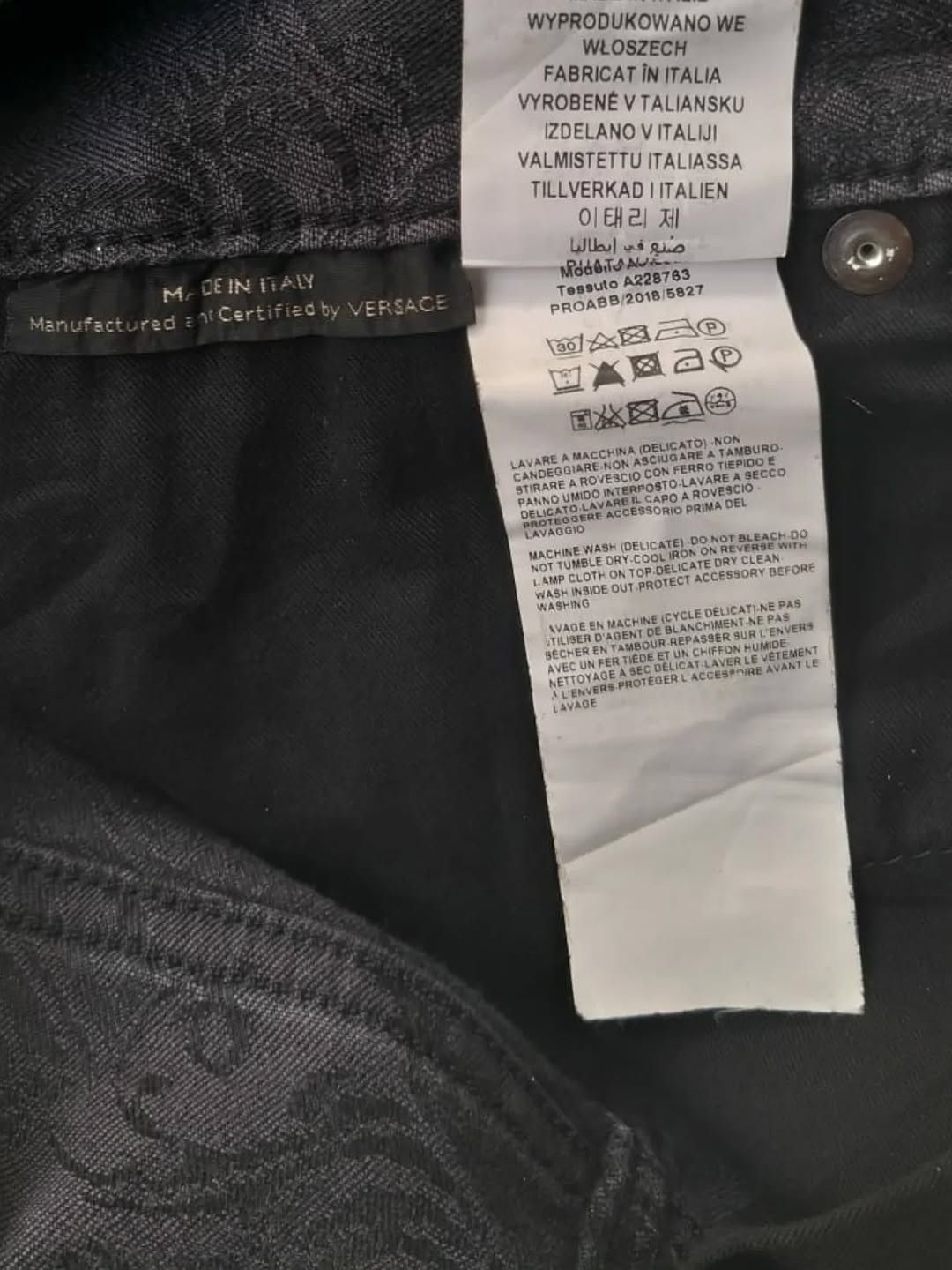 Versace VERSACE Luxury Jeans Size US 30 / EU 46 - 9 Thumbnail