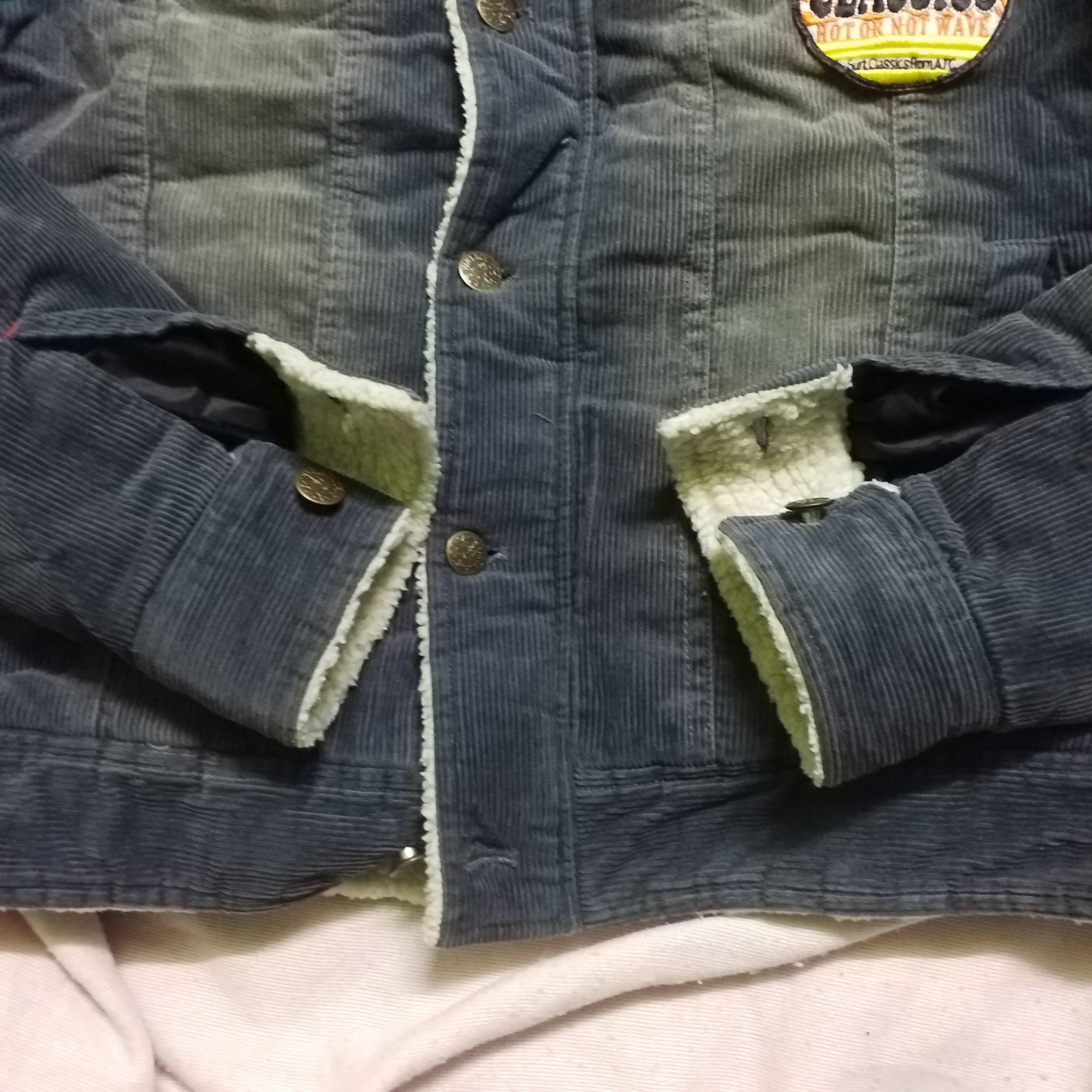 Vintage CODUROY DISTRESS DESIGN OVER PATCH Size US S / EU 44-46 / 1 - 2 Thumbnail