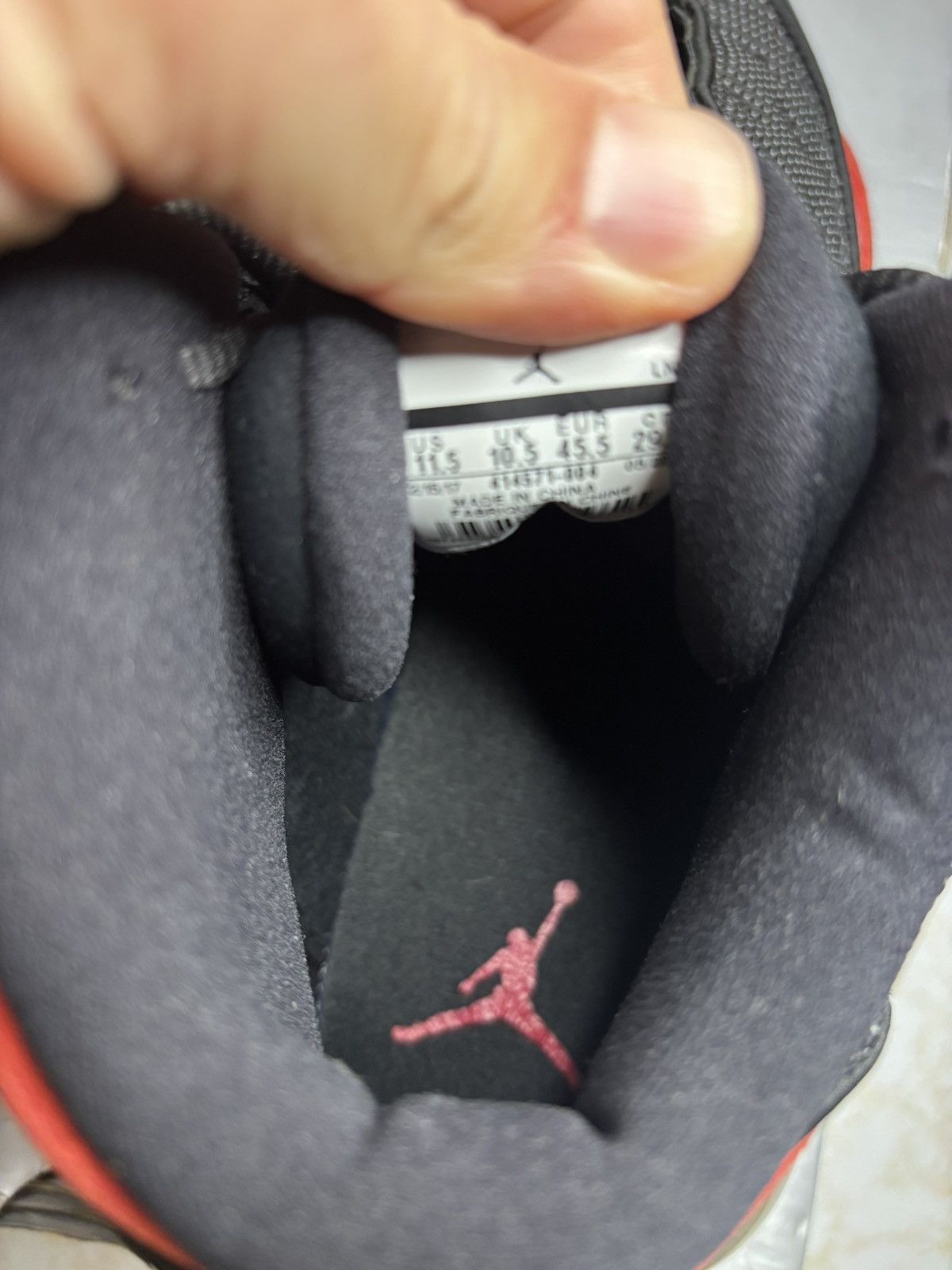 Jordan Brand Air Jordan 13 Retro 2017 Bred 2017 Size US 11.5 / EU 44-45 - 6 Thumbnail