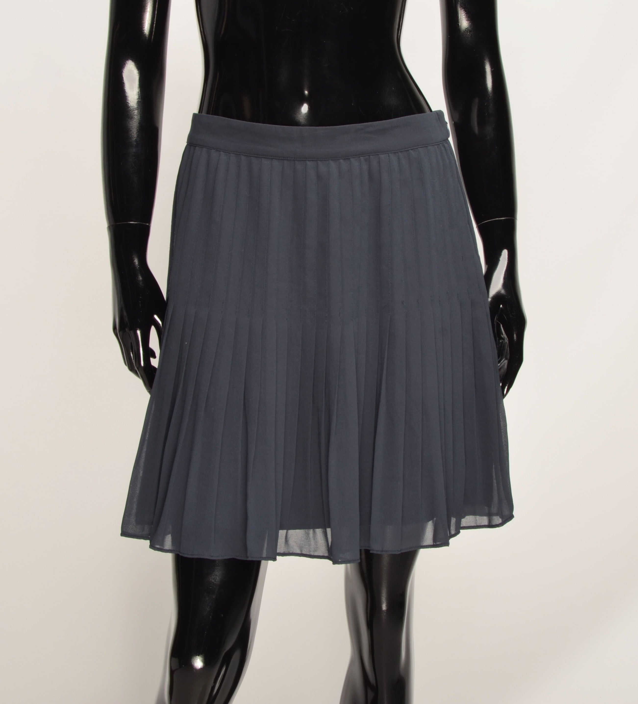 Armani Exchange Armani Exchange Y2K Pleated Coquette Mesh Mini Skirt Size 28" / US 6 / IT 42 - 2 Thumbnail