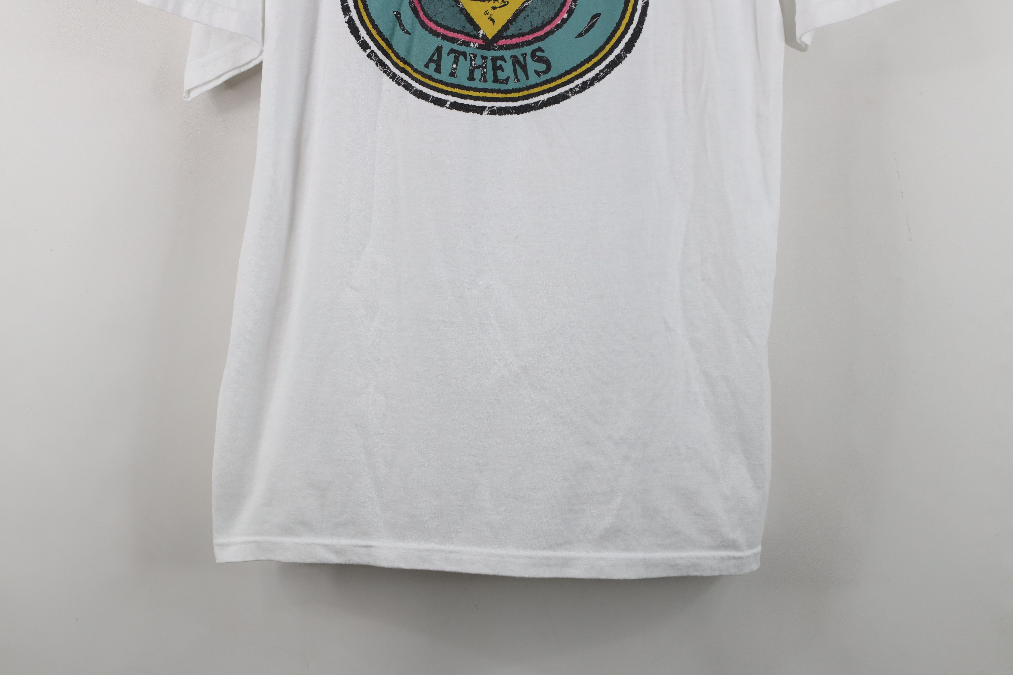 Vintage Vintage 90s Ohio University Athens Short Sleeve T-Shirt Size US L / EU 52-54 / 3 - 3 Thumbnail