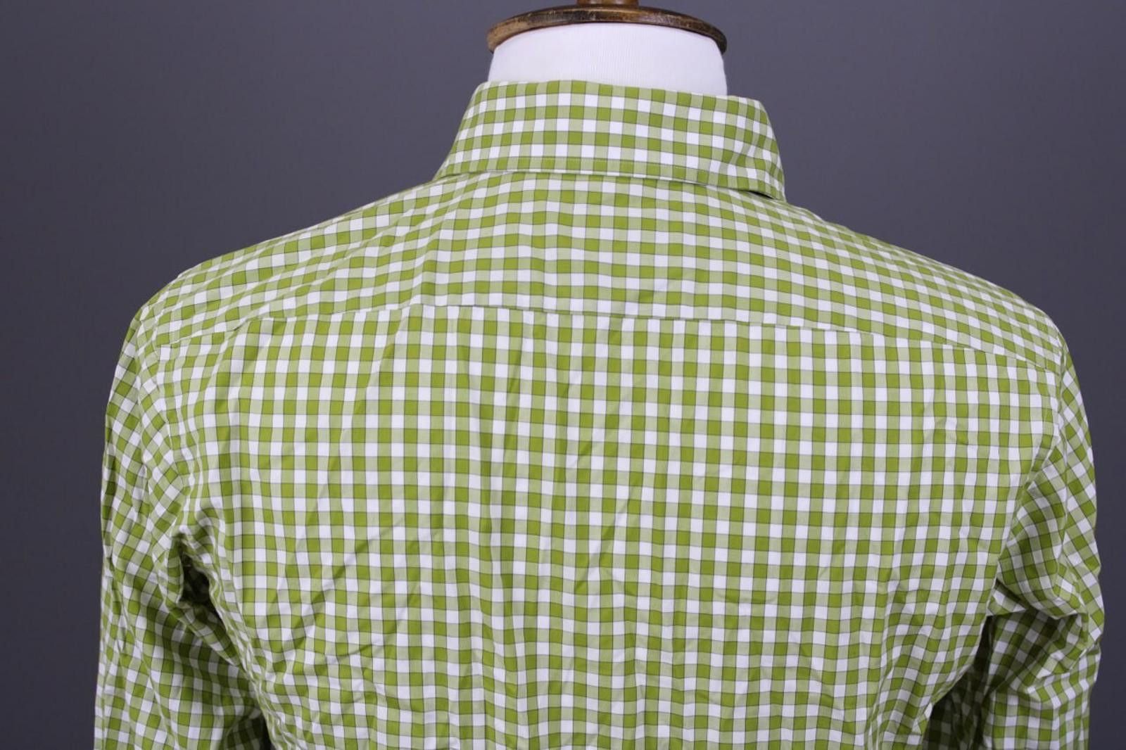 Hugo Boss Hugo Boss Slim Fit Button Down Green Shirt Size 38 / 15 Size US L / EU 52-54 / 3 - 9 Thumbnail