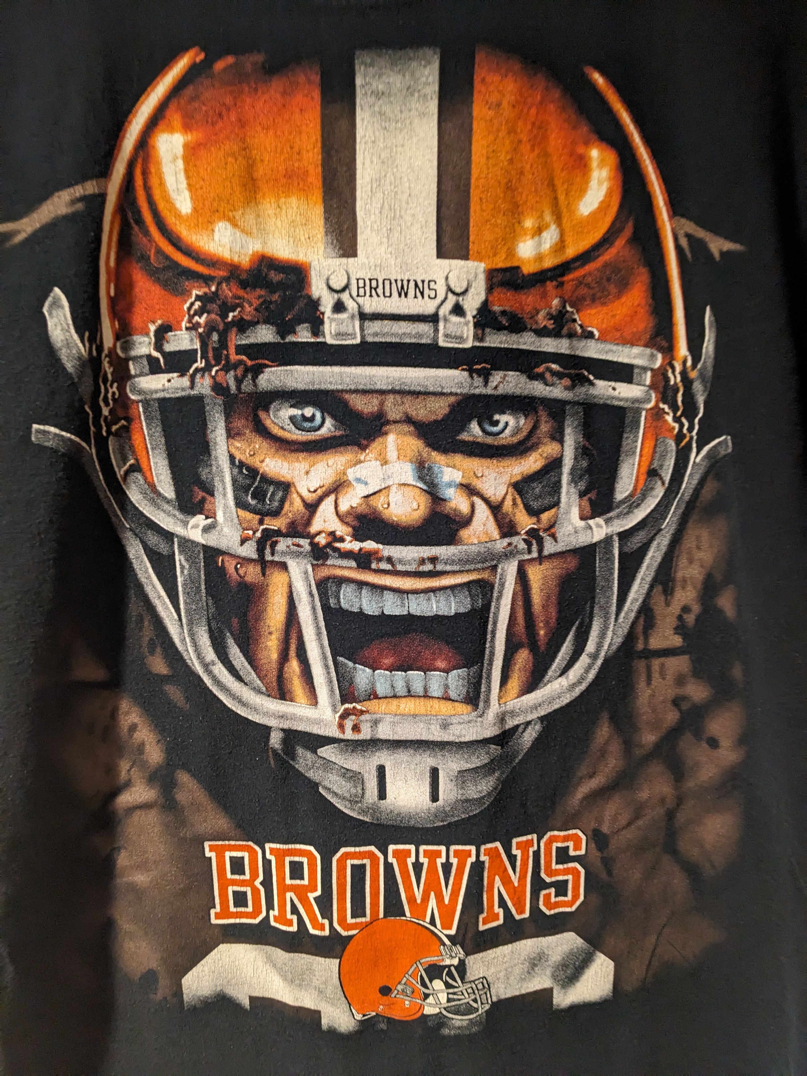NFL × Vintage Vintage Y2K Cleveland Browns NFL Football Player T-Shirt Size US L / EU 52-54 / 3 - 2 Thumbnail