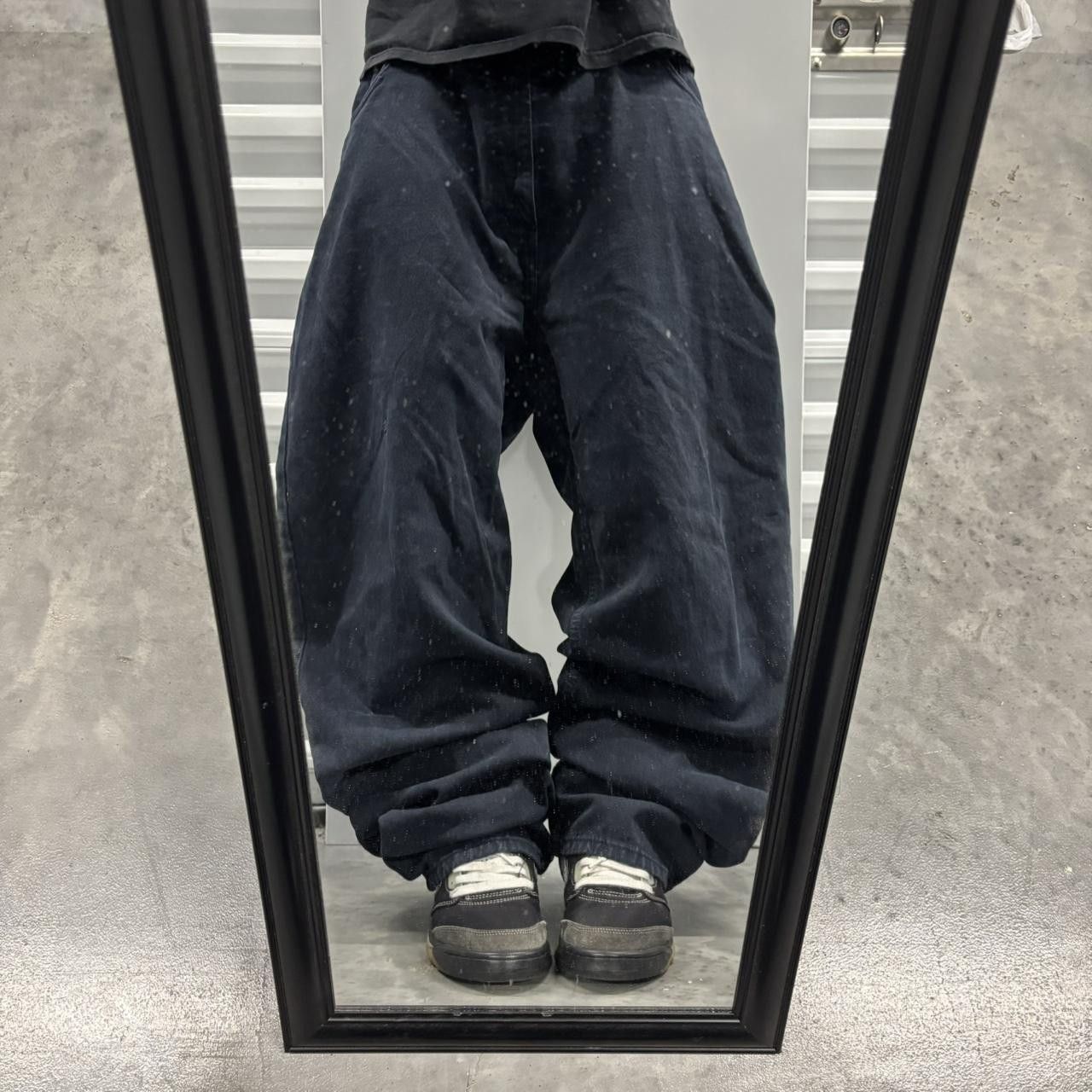 Calvin Klein × Vintage Crazy Vintage Y2K/2000s Baggy Dark Navy Blue Calvin Klein Skater Denim Jeans! Size US 40 / EU 56 - 1 Thumbnail