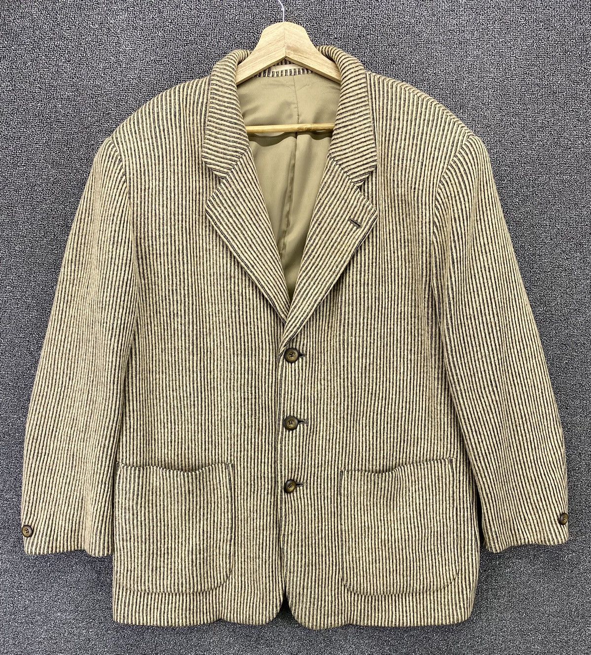 Lanvin Vintage Lanvin Paris Corduroy Coat Jacket Size US L / EU 52-54 / 3 - 2 Thumbnail