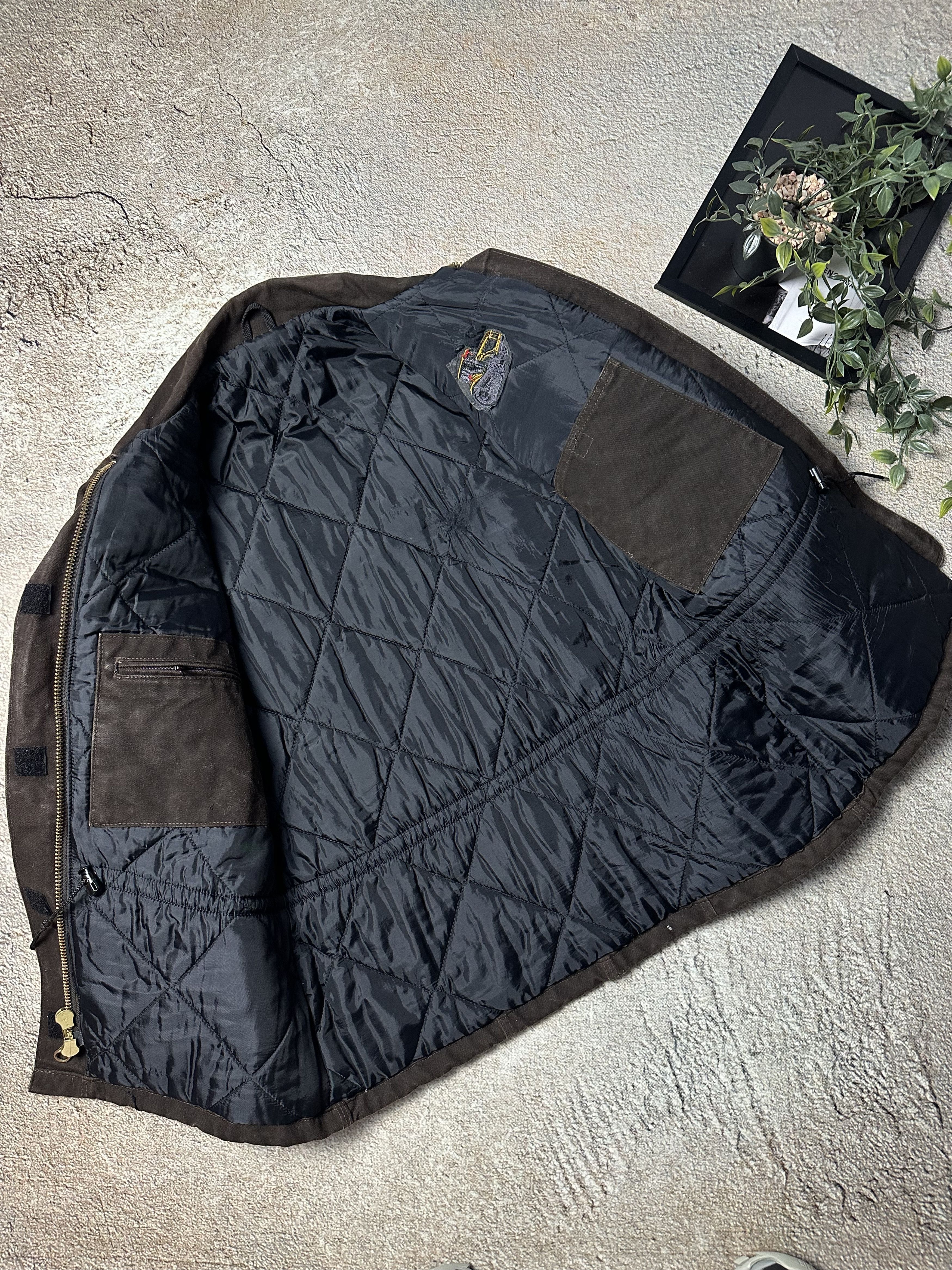 Carhartt × Vintage Vintage carhartt detroit jacket brown buldozer custom Size US S / EU 44-46 / 1 - 4 Thumbnail