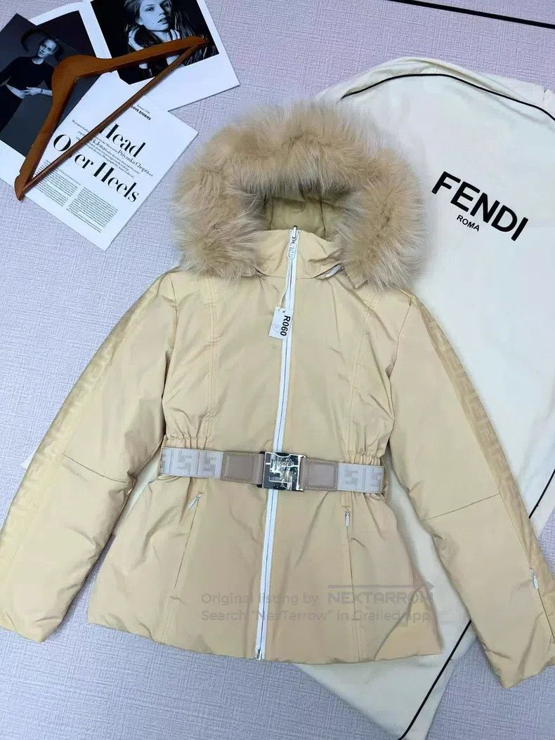 Fendi Fendi Logo-printed reversible hooded down jacket Size XXS / US 00 / IT 34 - 2 Thumbnail