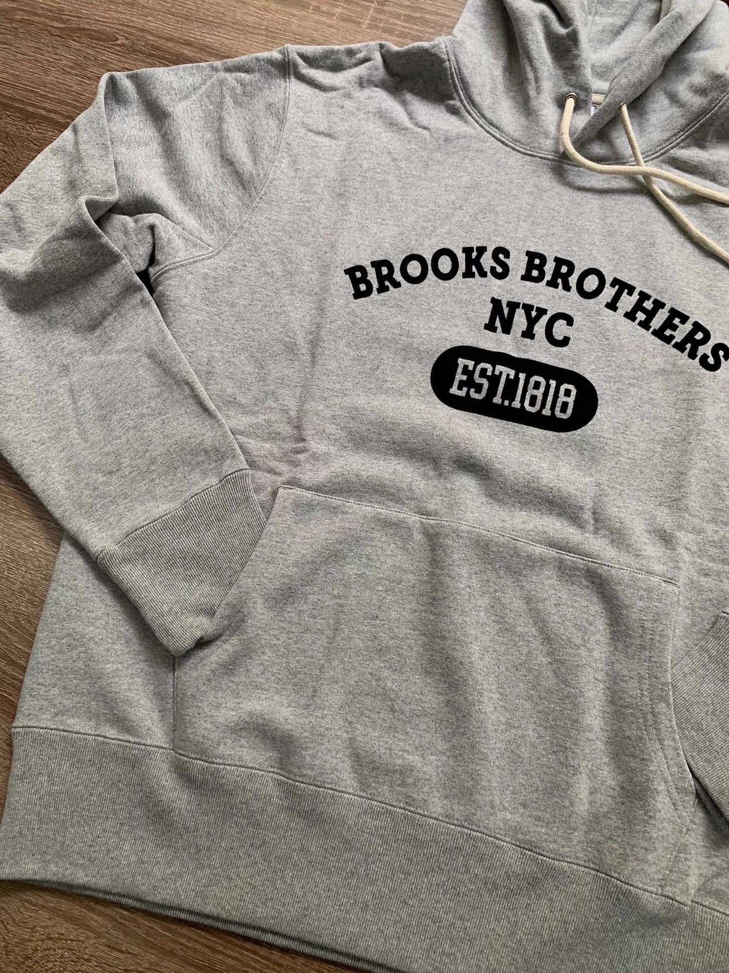 Brooks Brothers Brooks Brothers Heavyweight Pullover Hoodie Ｑ22 Size US M / EU 48-50 / 2 - 7 Thumbnail