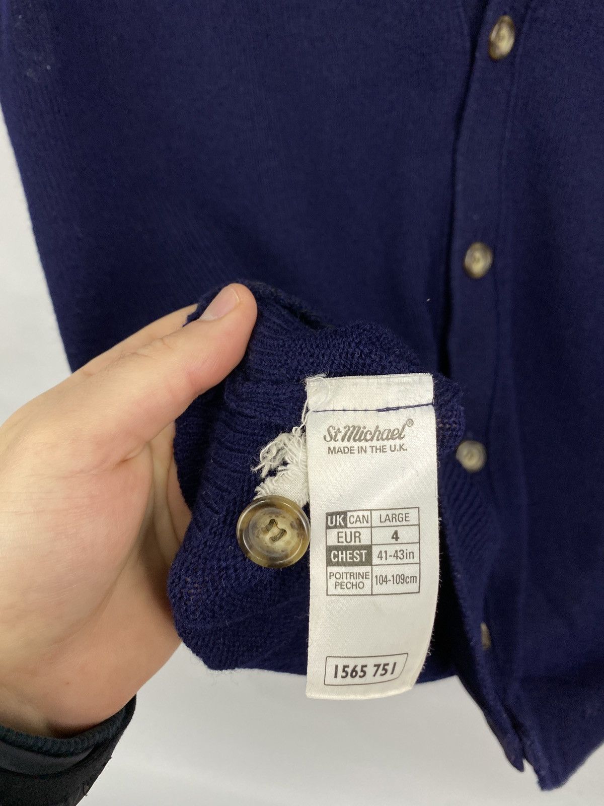 Marks & Spencer Vintage 90s Golf Marks Spencer Wool Sweater Vest Retro Y2K Size US L / EU 52-54 / 3 - 6 Thumbnail