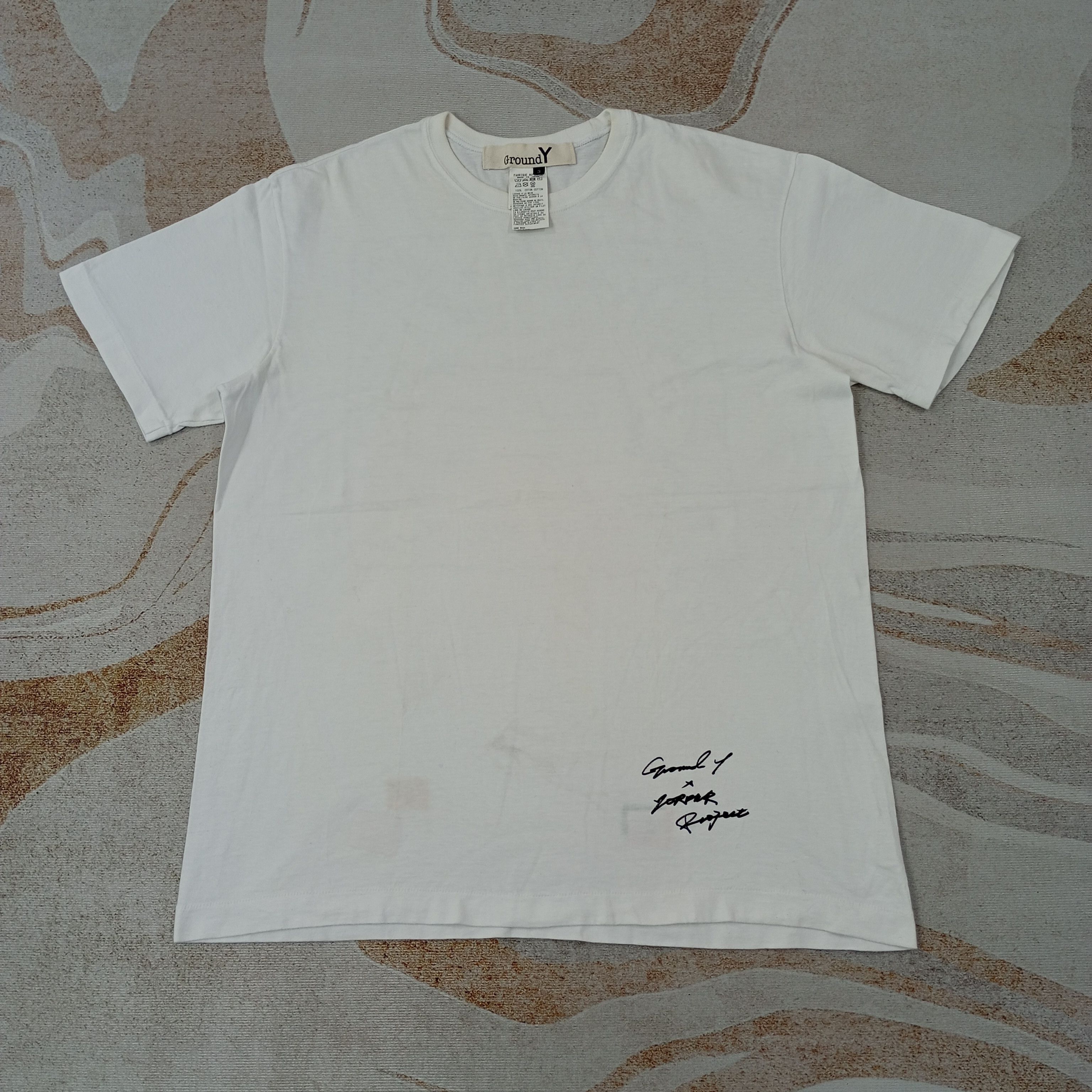 Yohji Yamamoto Ground Y x Torder by Yohji Yamamoto Designer Tshirt c239n68 Size US L / EU 52-54 / 3 - 3 Thumbnail