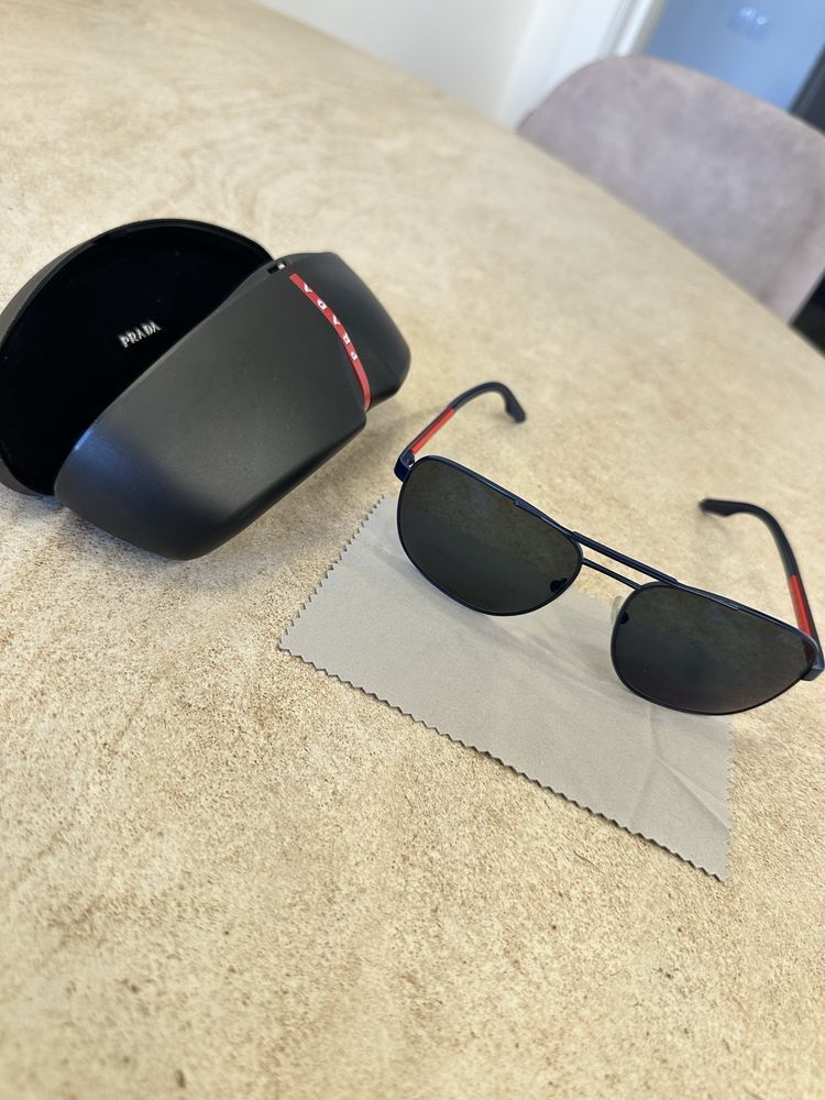 Prada Prada SPS 53X Blue Lens Sunglasses Size ONE SIZE - 2 Thumbnail