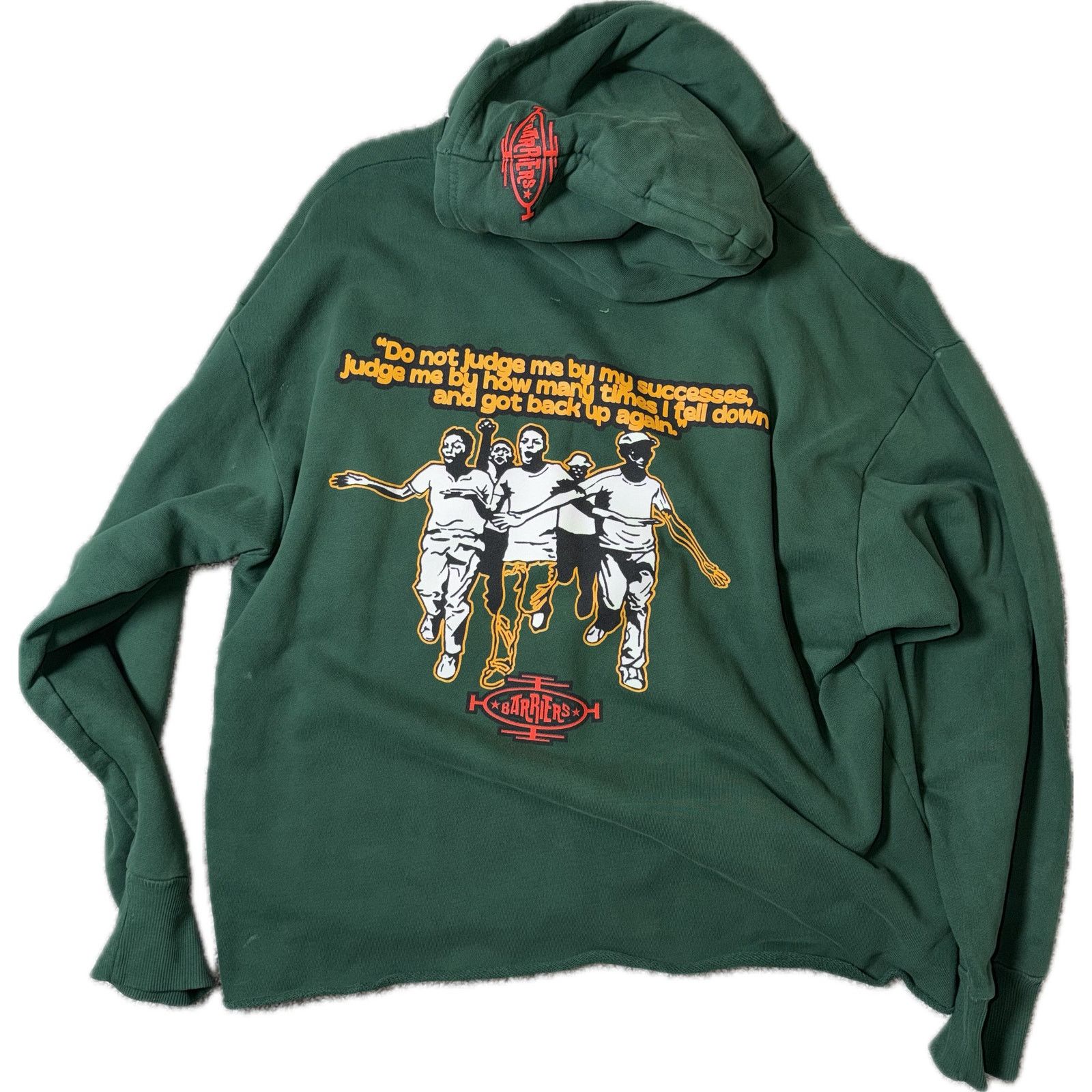 Barriers Barriers Nelson Mandela Hoodie Green XXL Size US XXL / EU 58 / 5 - 2 Thumbnail