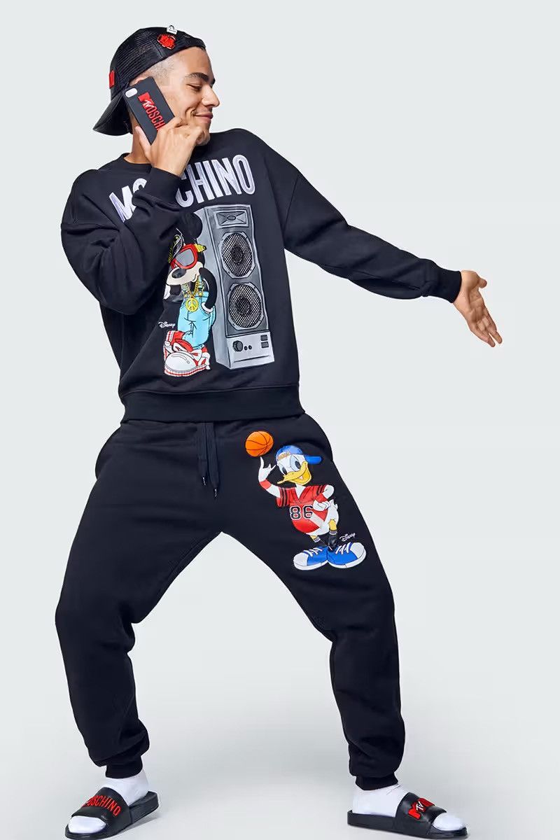 H&M × Moschino MOSCHINO x H&M MTV Iconic Donald sweatpants / Joggers pants Size US 32 / EU 48 - 1 Thumbnail