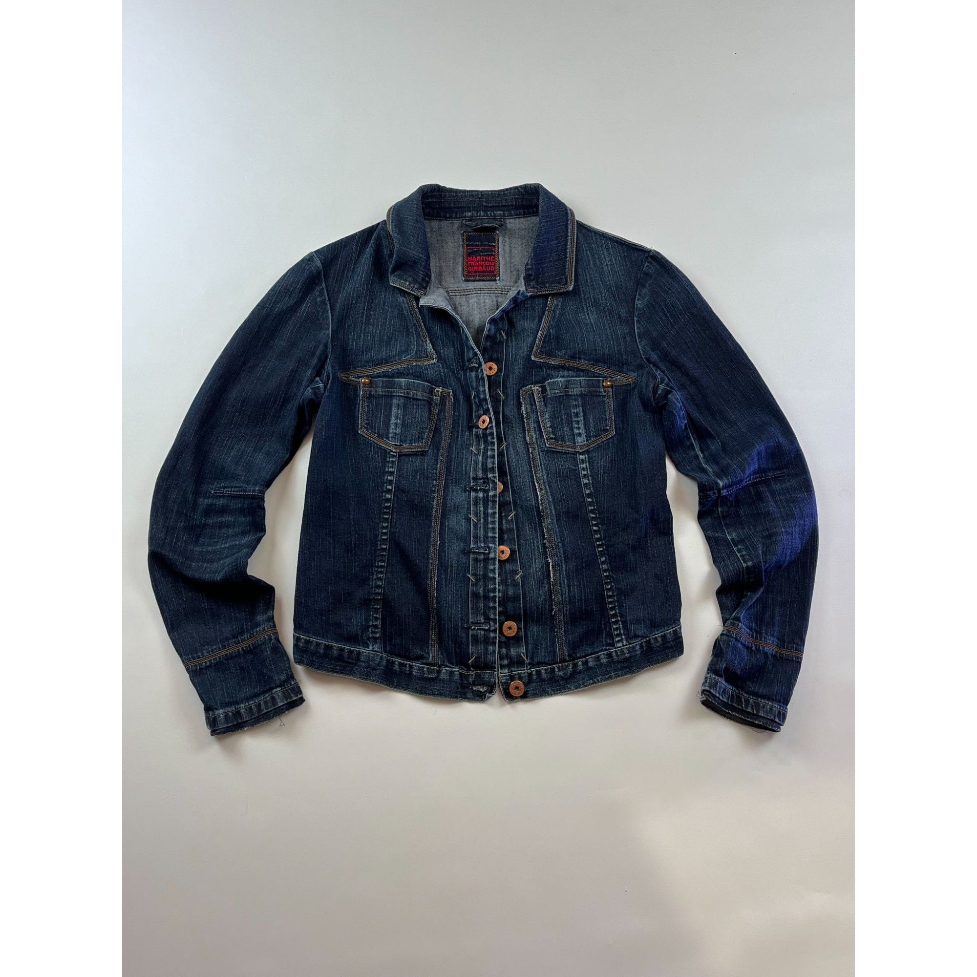 Marithe + Francois Girbaud × Vintage Marithe Francois Girbaud Womens Denim Jacket Size M / US 6-8 / IT 42-44 - 1 Thumbnail