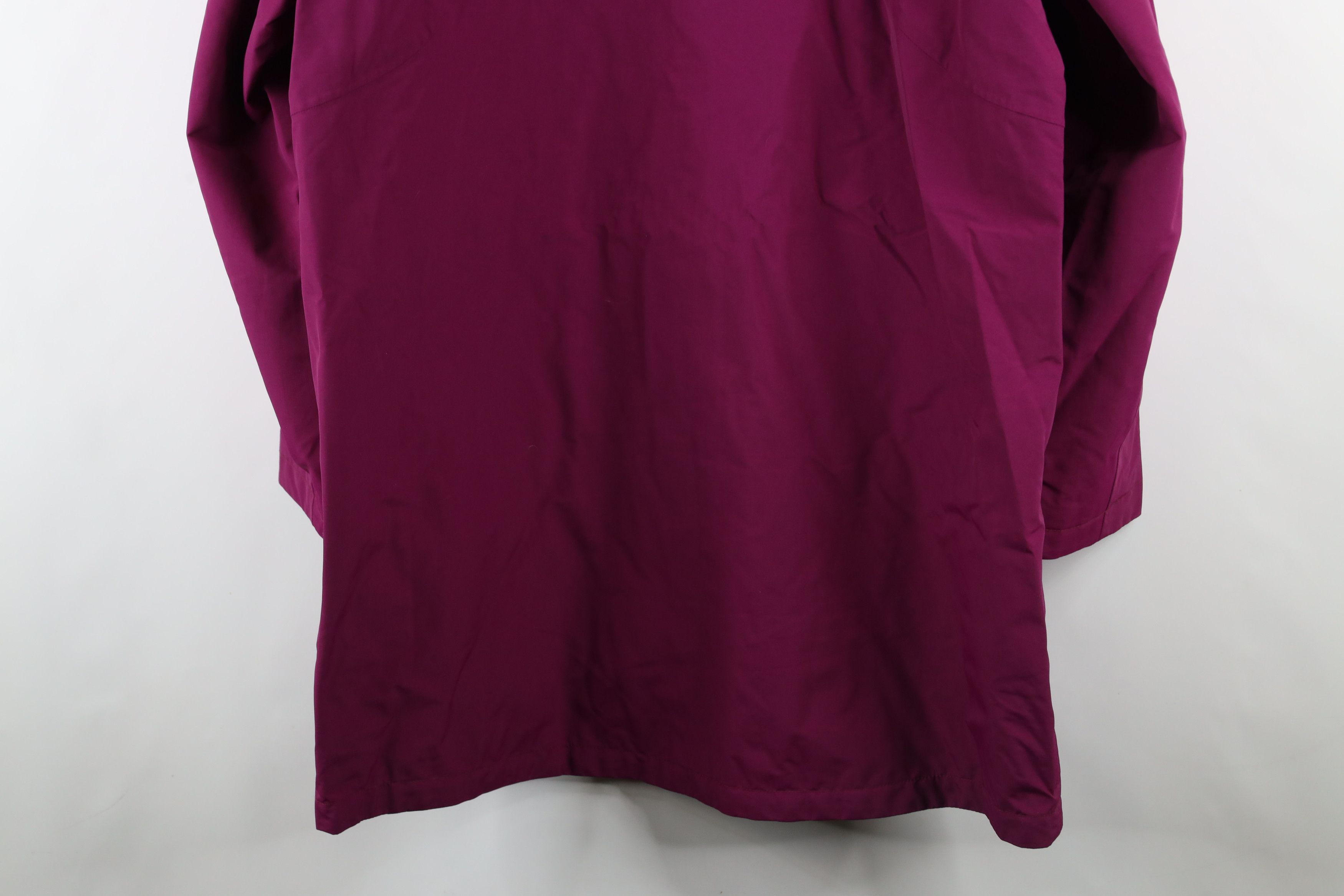 Lands' End × Vintage Lands End Waterproof Full Zip Hooded Rain Jacket Coat Purple Size XL / US 12-14 / IT 48-50 - 13 Thumbnail