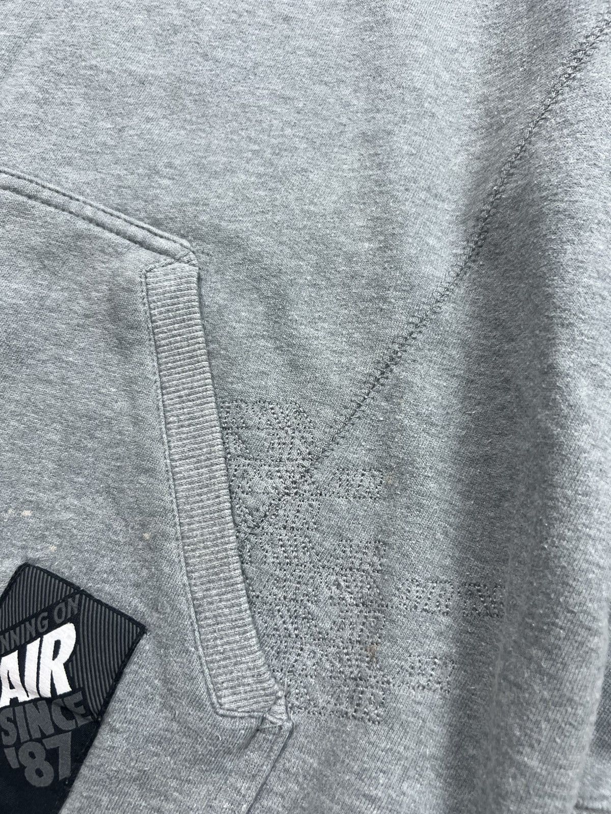 Nike 00s Nike Air Big Logo Vintage Y2K Oversized Retro Hoodie Size US XL / EU 56 / 4 - 6 Thumbnail
