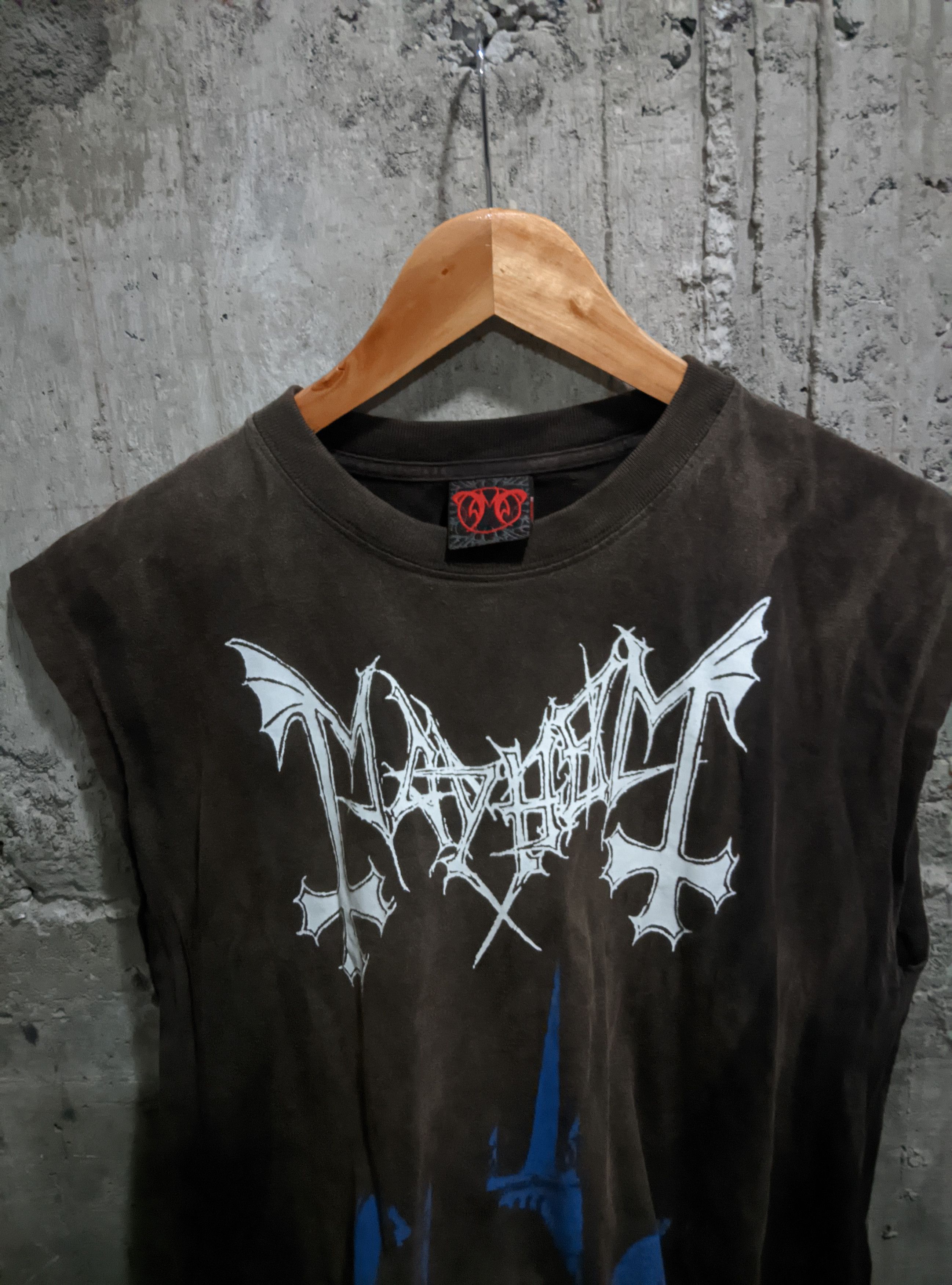Band Tees Vintage mayhem black metal sun fade distressed Size US M / EU 48-50 / 2 - 5 Thumbnail
