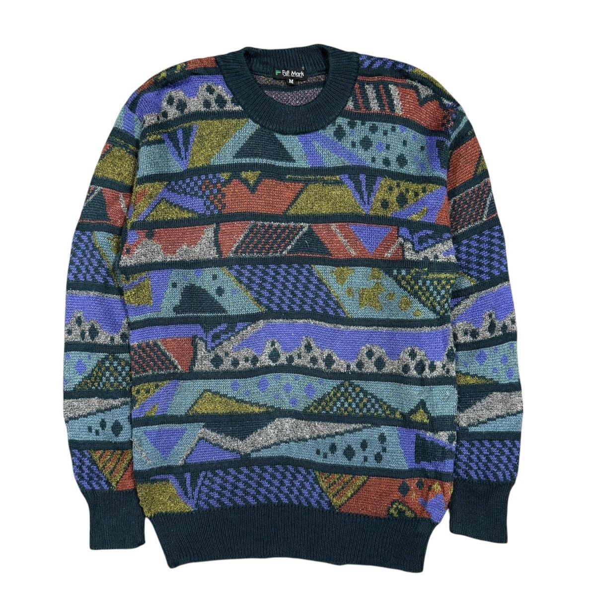 Aran Isles Knitwear Vtg🔥Fullmark 3d Knitwear Pullover Mohair Blend Size US M / EU 48-50 / 2 - 1 Thumbnail