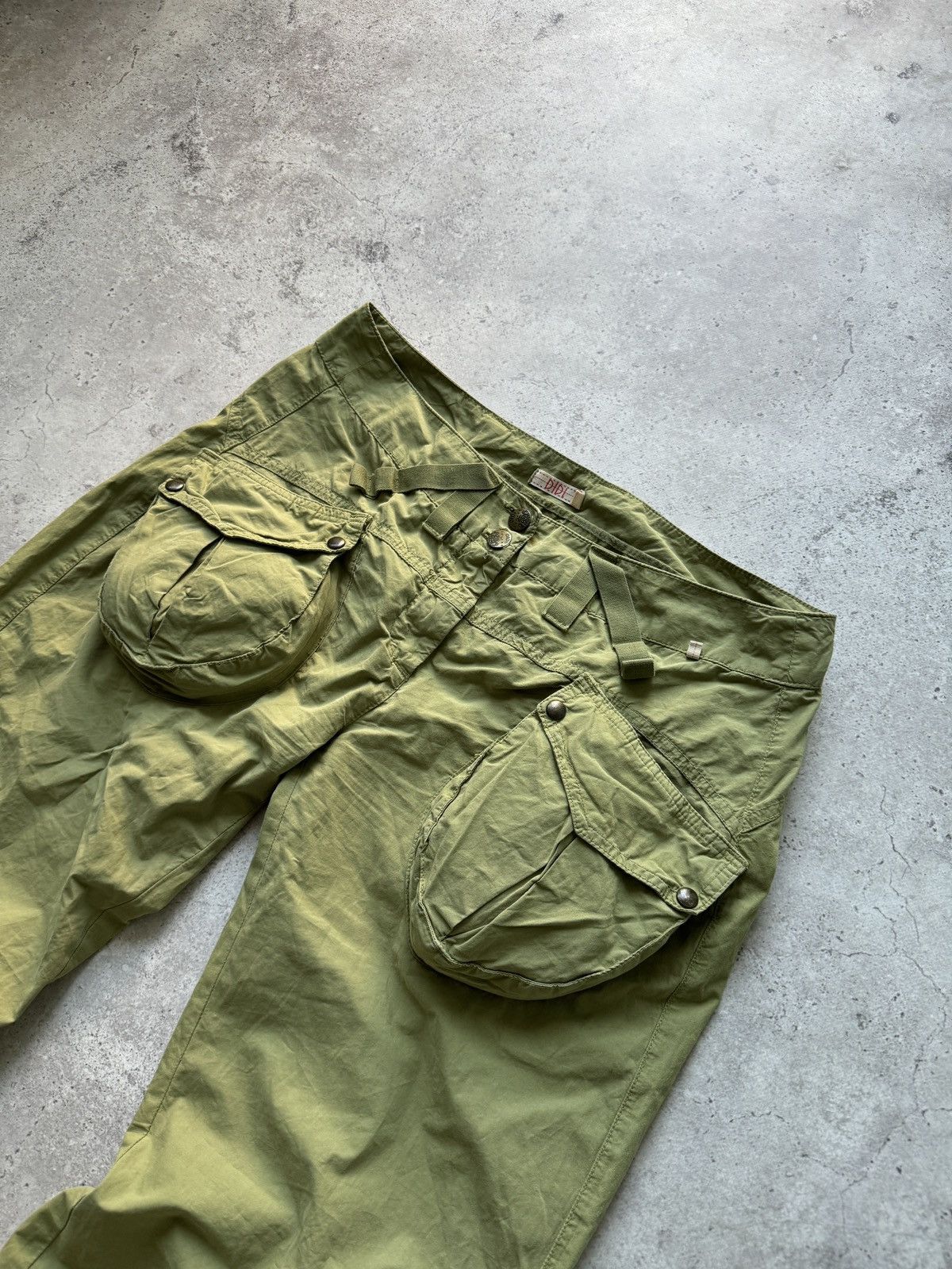 If Six Was Nine × Japanese Brand × Le Grande Bleu (L.G.B.) Vintage Japanese LGB Style Y2K Faded Cargo Pants Size US 30 / EU 46 - 2 Thumbnail