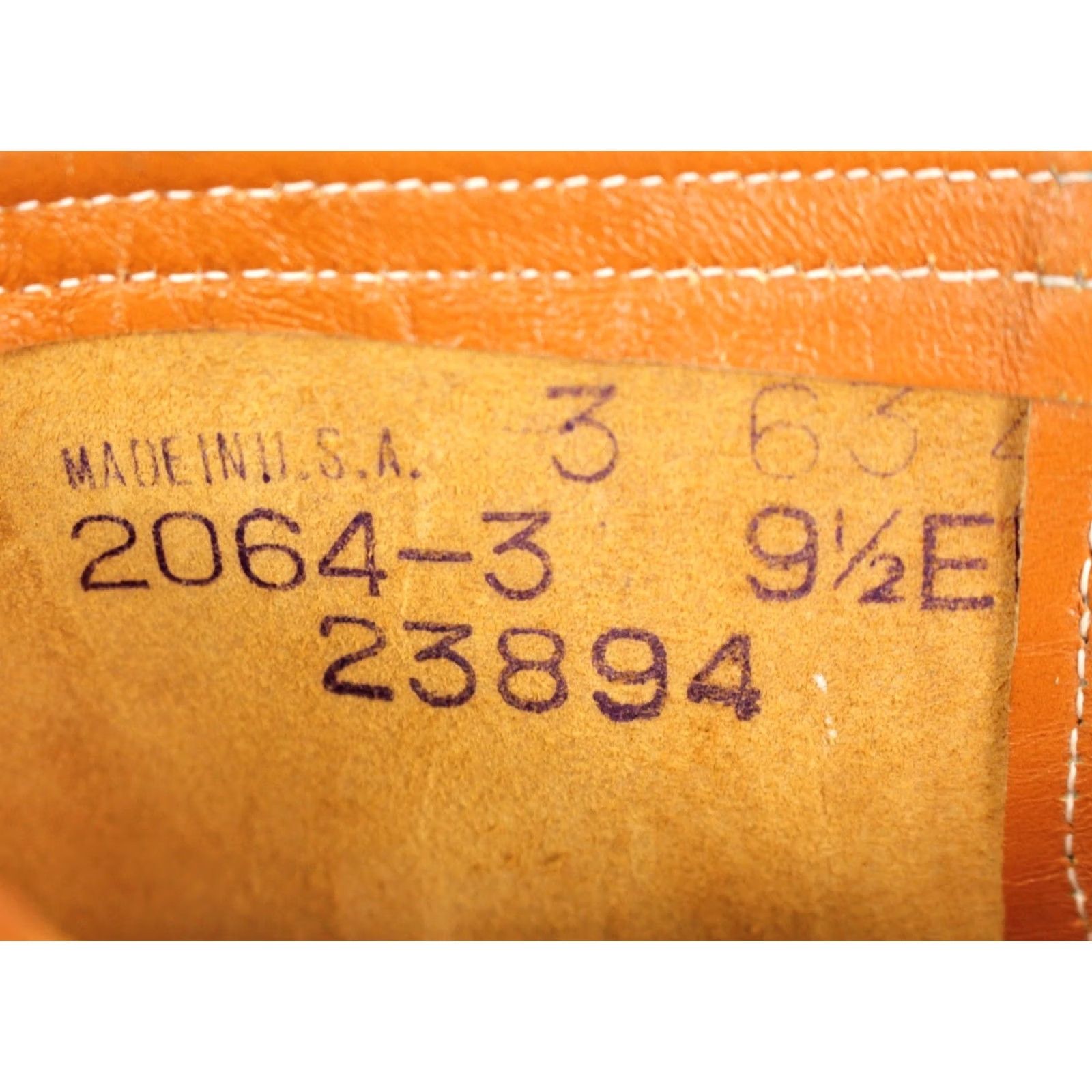 Vintage VINTAGE 70s Tan Hunting / Hiking Boots Sz 9.5 E Leather Crepe Sole Mens Size US 10 / EU 43 - 7 Thumbnail