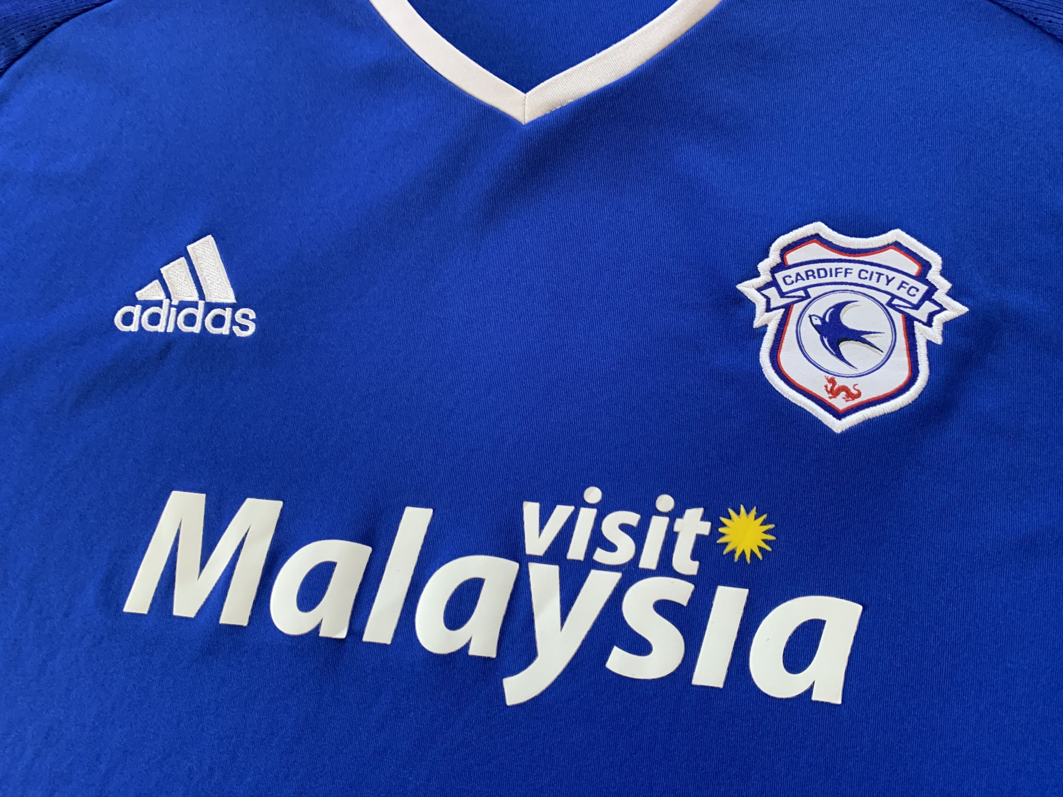 Adidas × Vintage Vintage Adidas Cardiff Home Football Shirt 2016-2017 Size US XXL / EU 58 / 5 - 5 Thumbnail