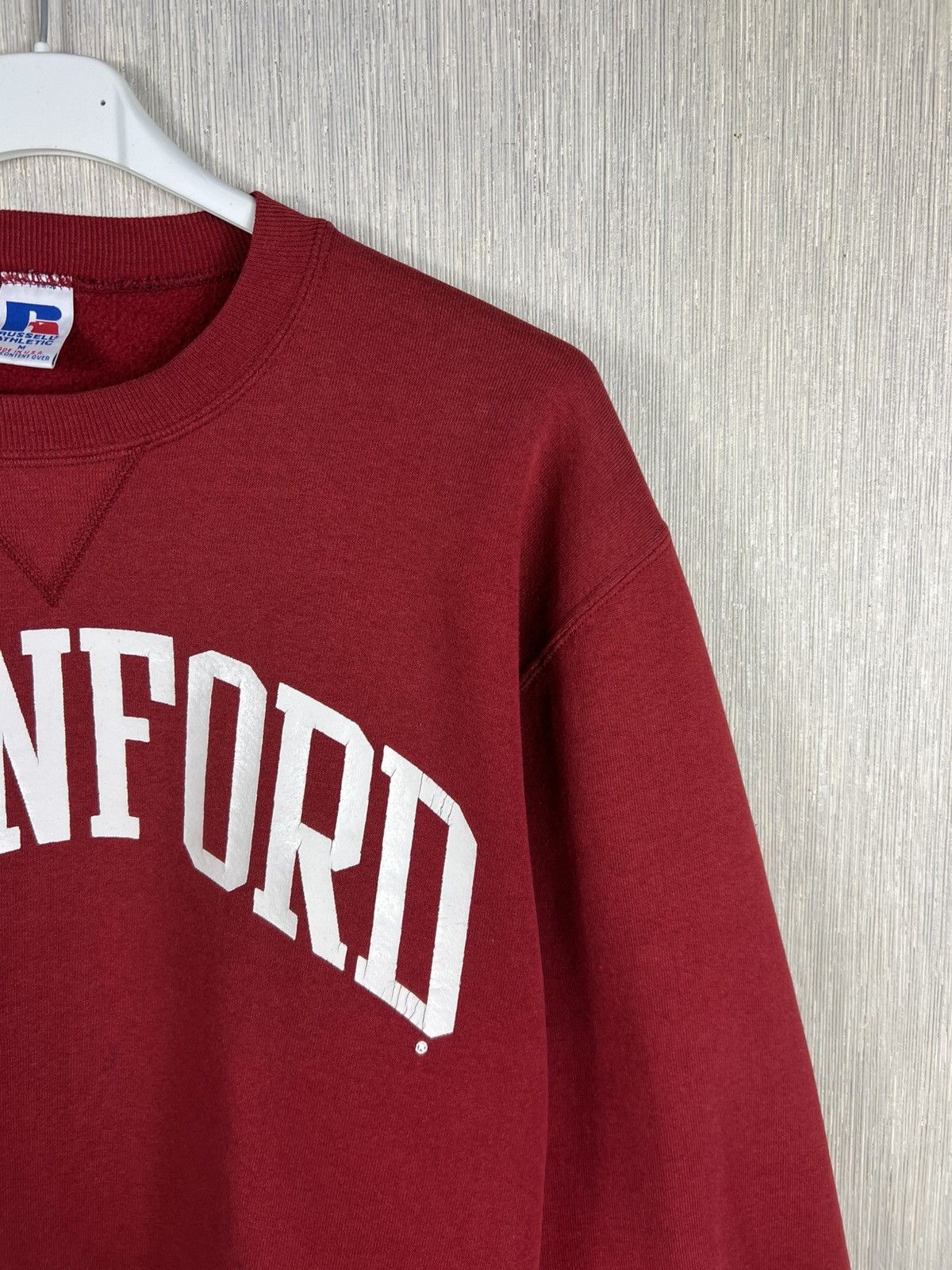 Russell Athletic Vintage Russell Atletic college spellout stanford crewneck Size US M / EU 48-50 / 2 - 4 Thumbnail